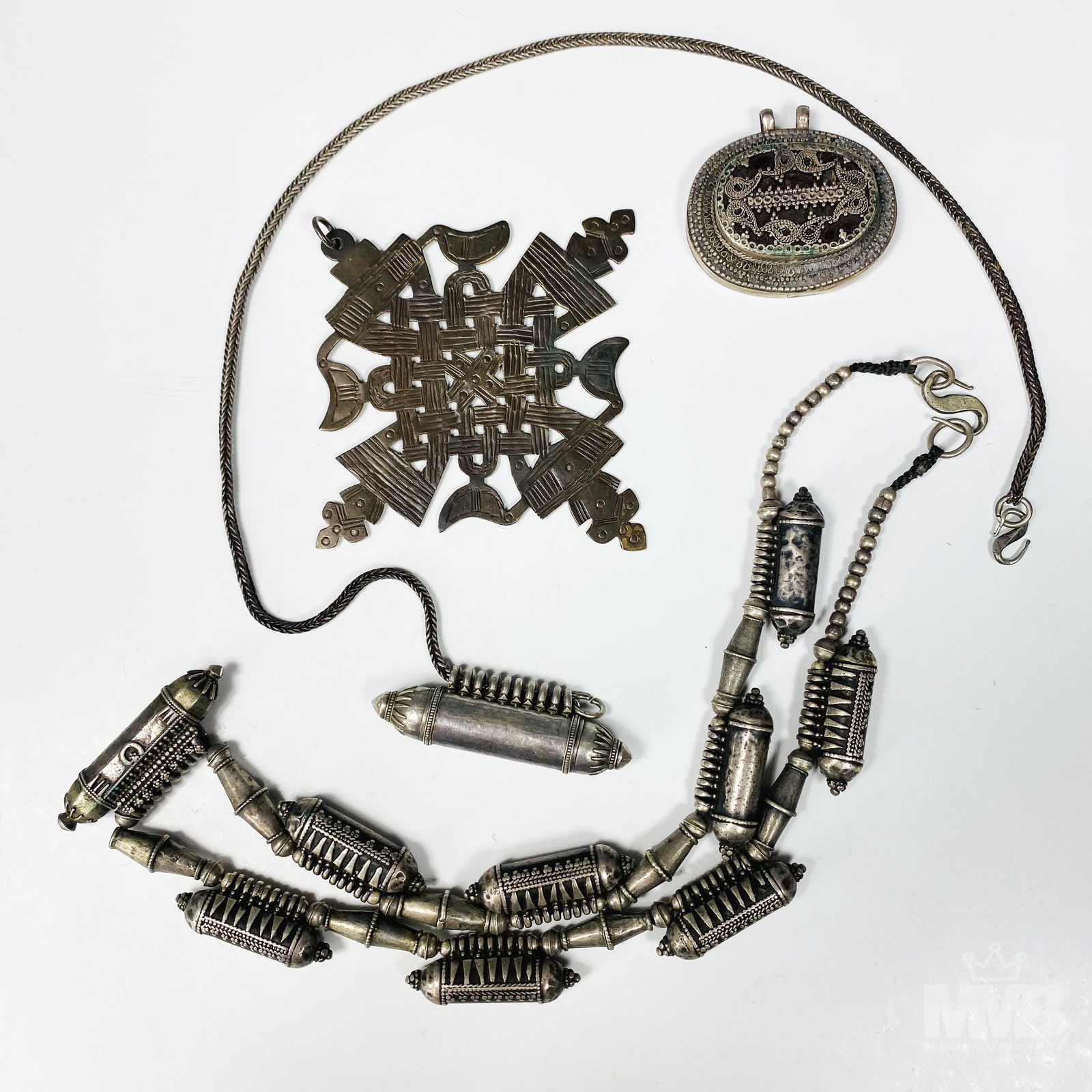 Middle Eastern Tribal Silver Necklaces & Pendants (1 of 6)
