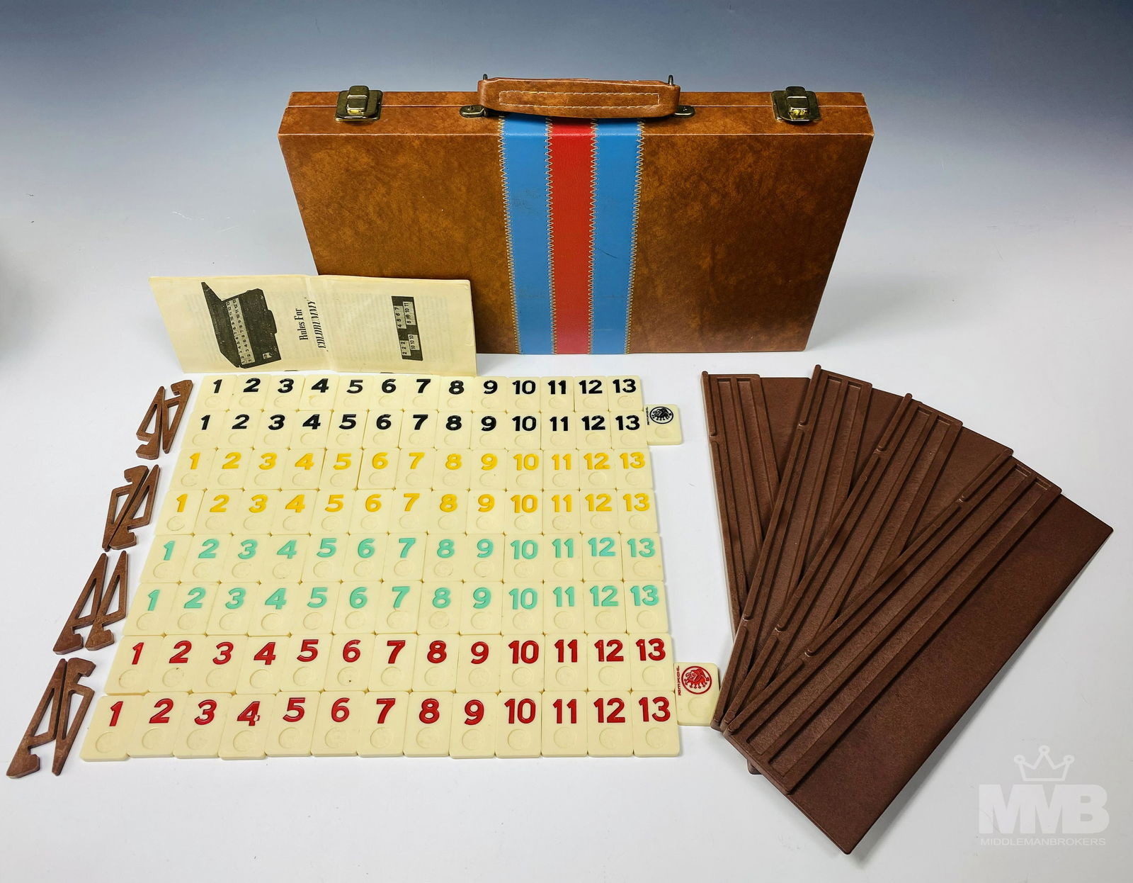 Rummikub Color Rummy Tile Game Set w/ Carry Case (1 of 4)
