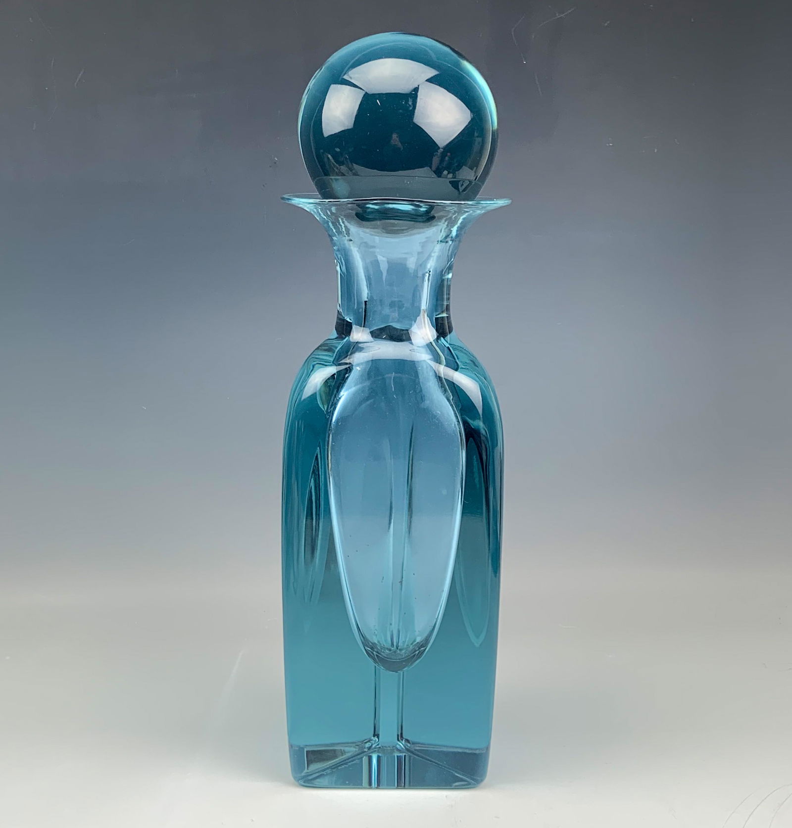 Seguso Murano Italy Alexandrite Sommerso Bottle (1 of 7)