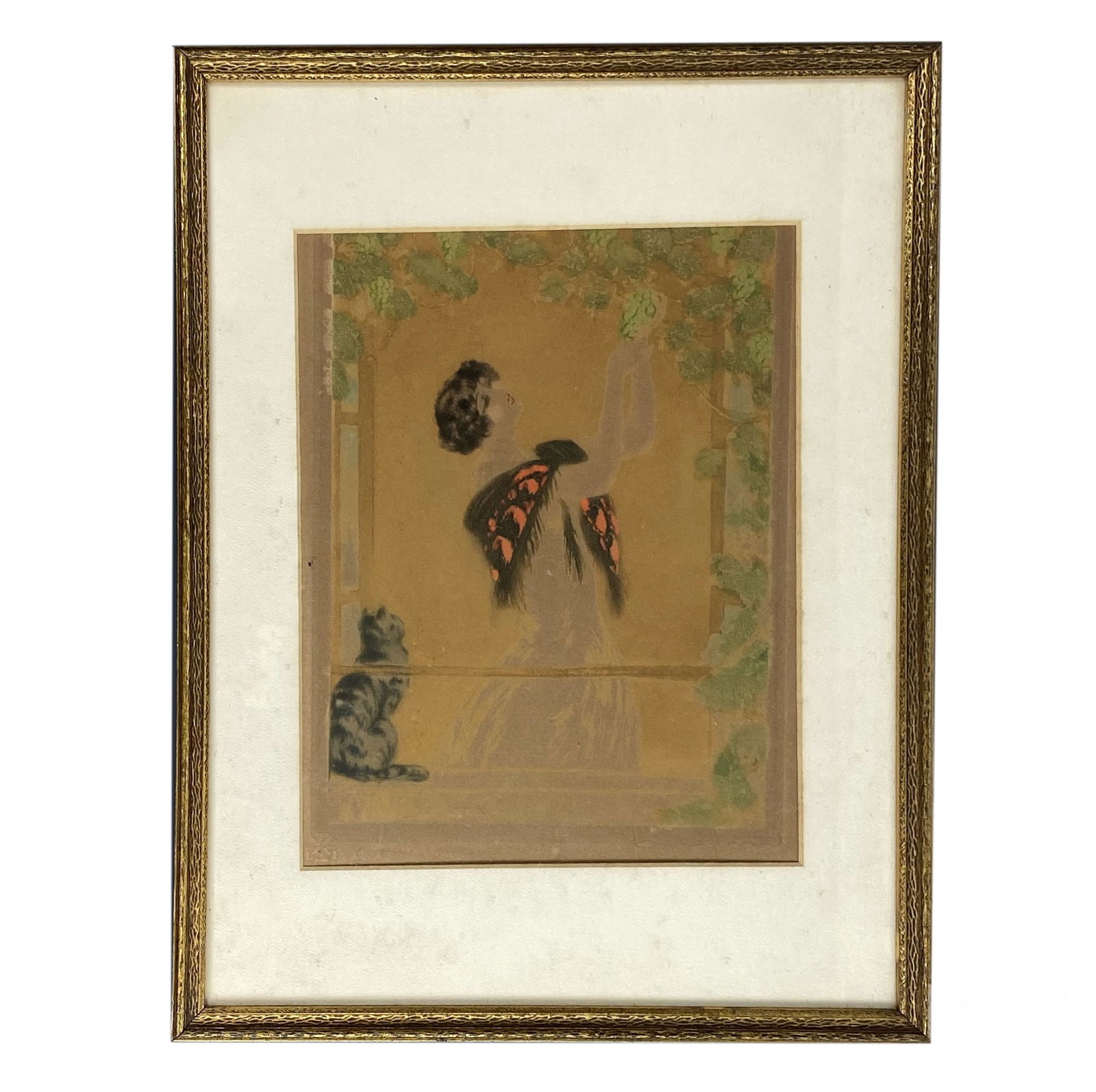 Louis Icart 1888-1950 Signed Colored Engraving (1 of 5)