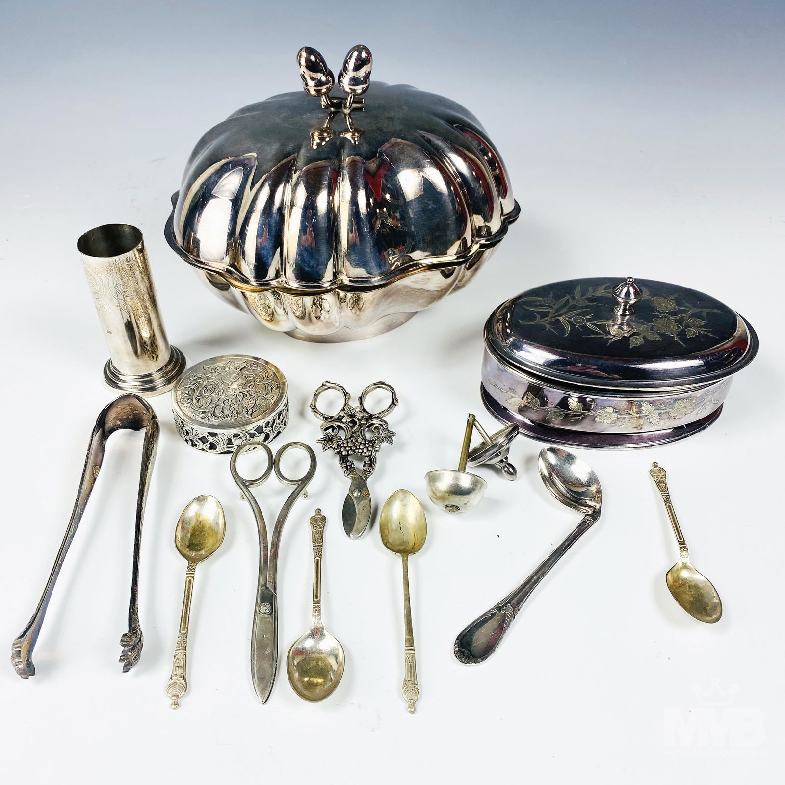 Assorted Silver Plate Antique Estate Collection 13 (1 of 7)