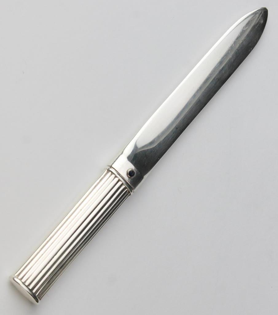 Cartier Spanish Silver Plated Desk Letter Opener (1 of 6)