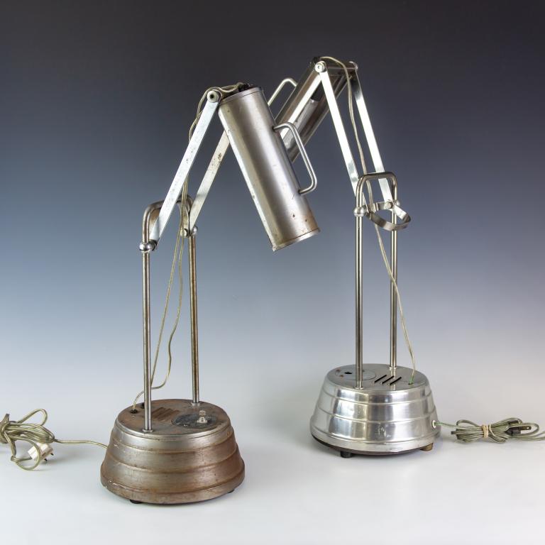 2 Industrial Sun Kraft Adjustable Desk Table Lamps (1 of 7)