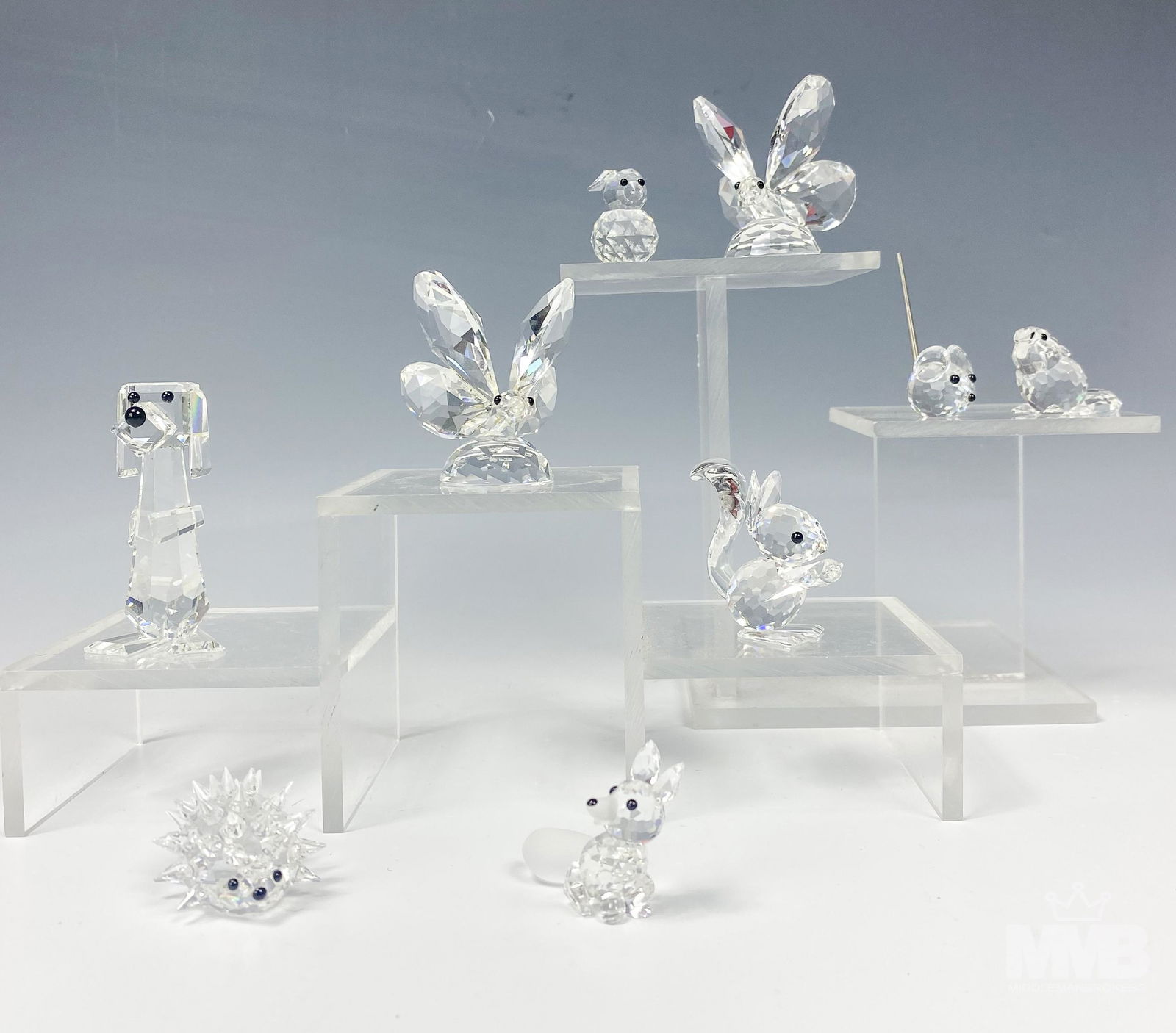 Estate Lot Of 9 Swarovski Crystal Animal Figurines (1 of 8)