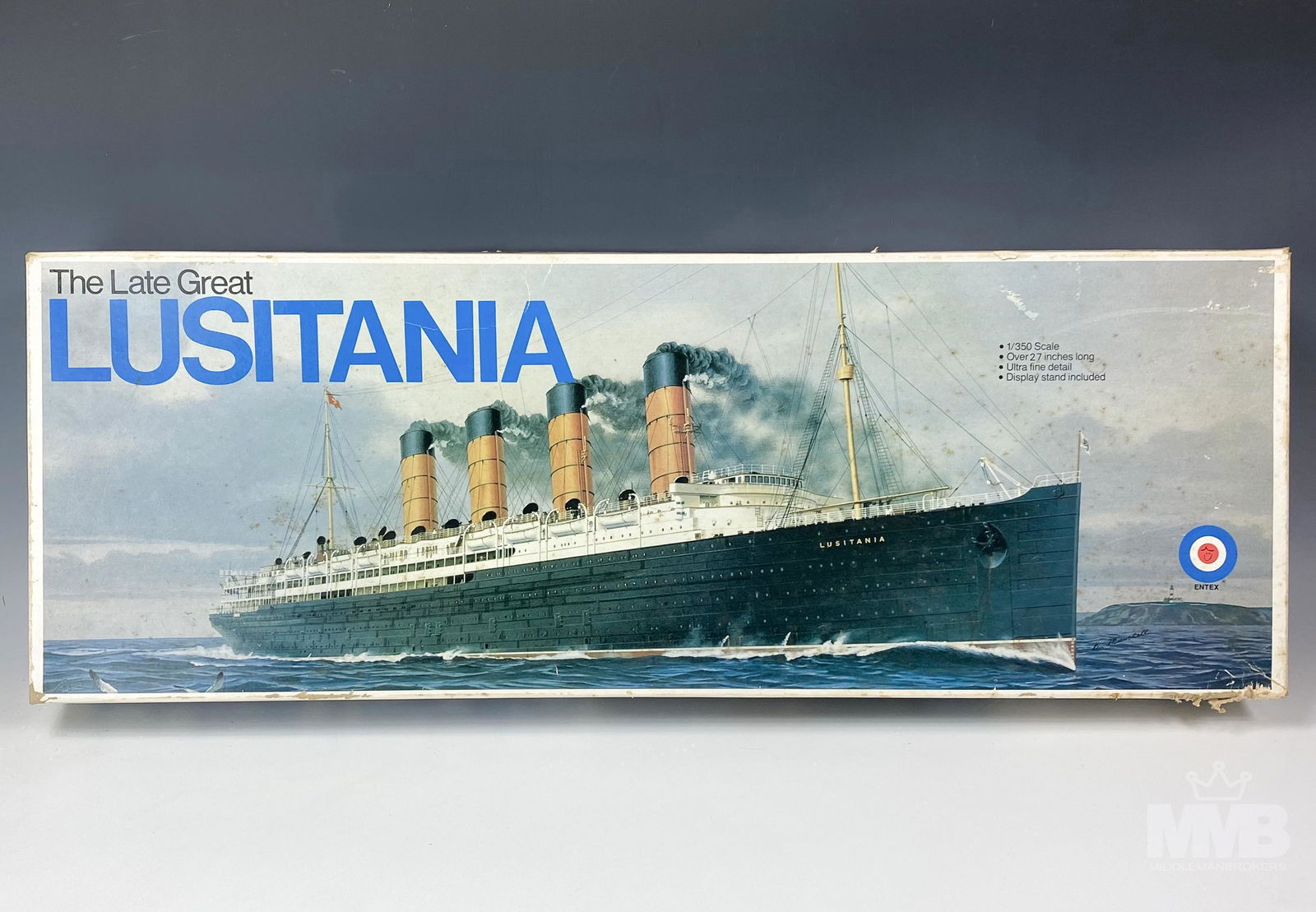 Vintage Lusitania Ship Replica Model Kit #7002 (1 of 4)