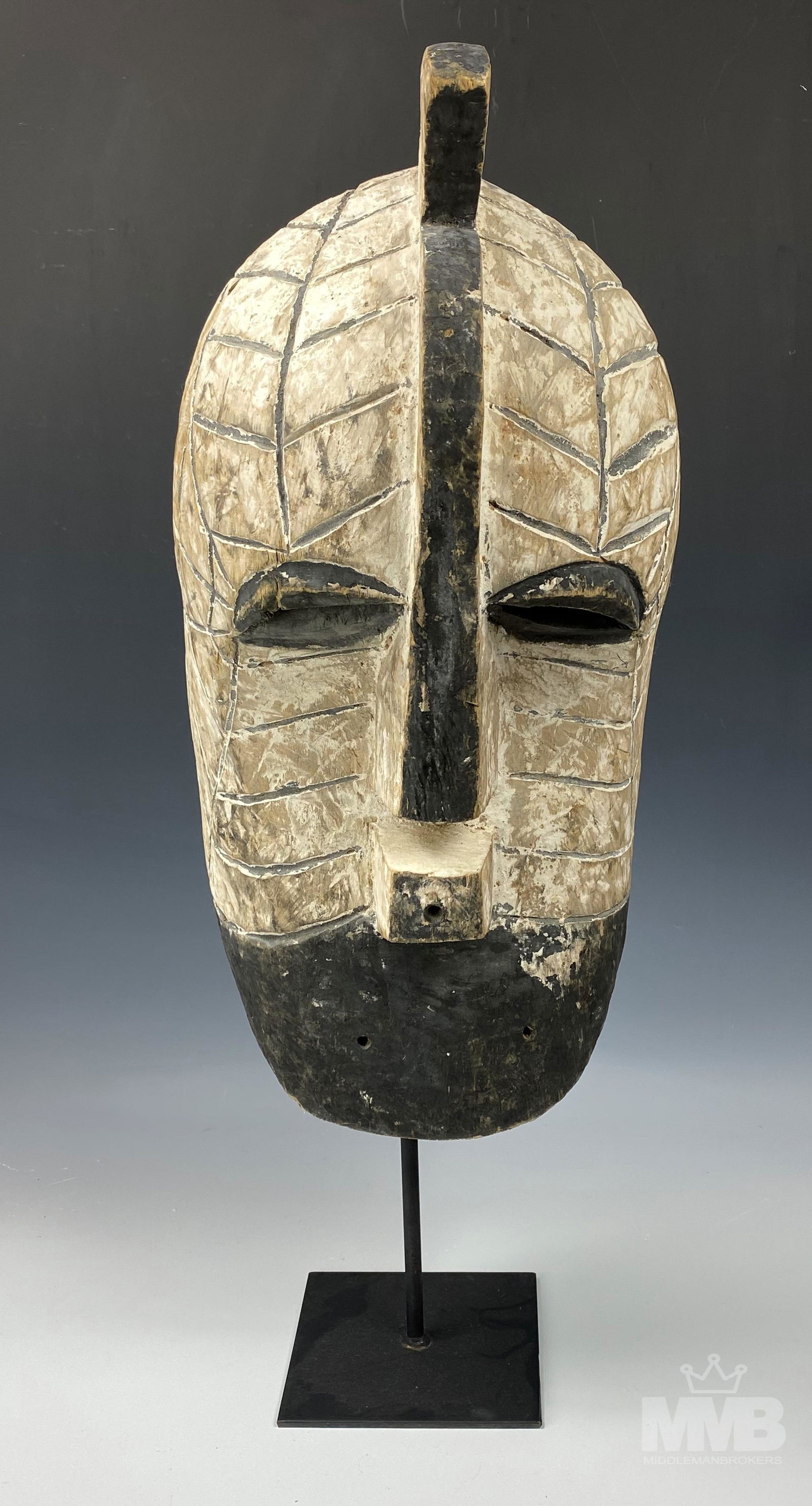 Tribal Carved Decorative Wooden Mask Sculpture (1 of 9)