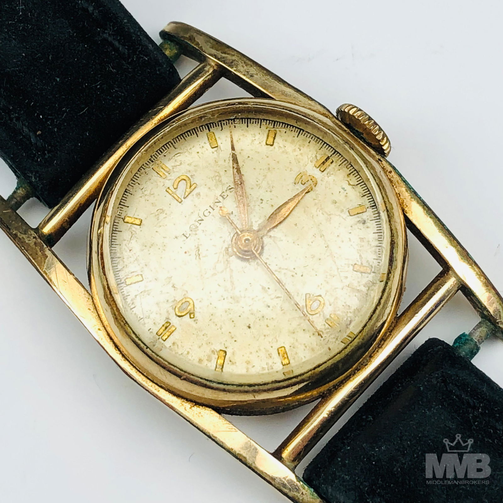 Longines 10K Gold Filled Art Deco Mens Wrist Watch (1 of 7)