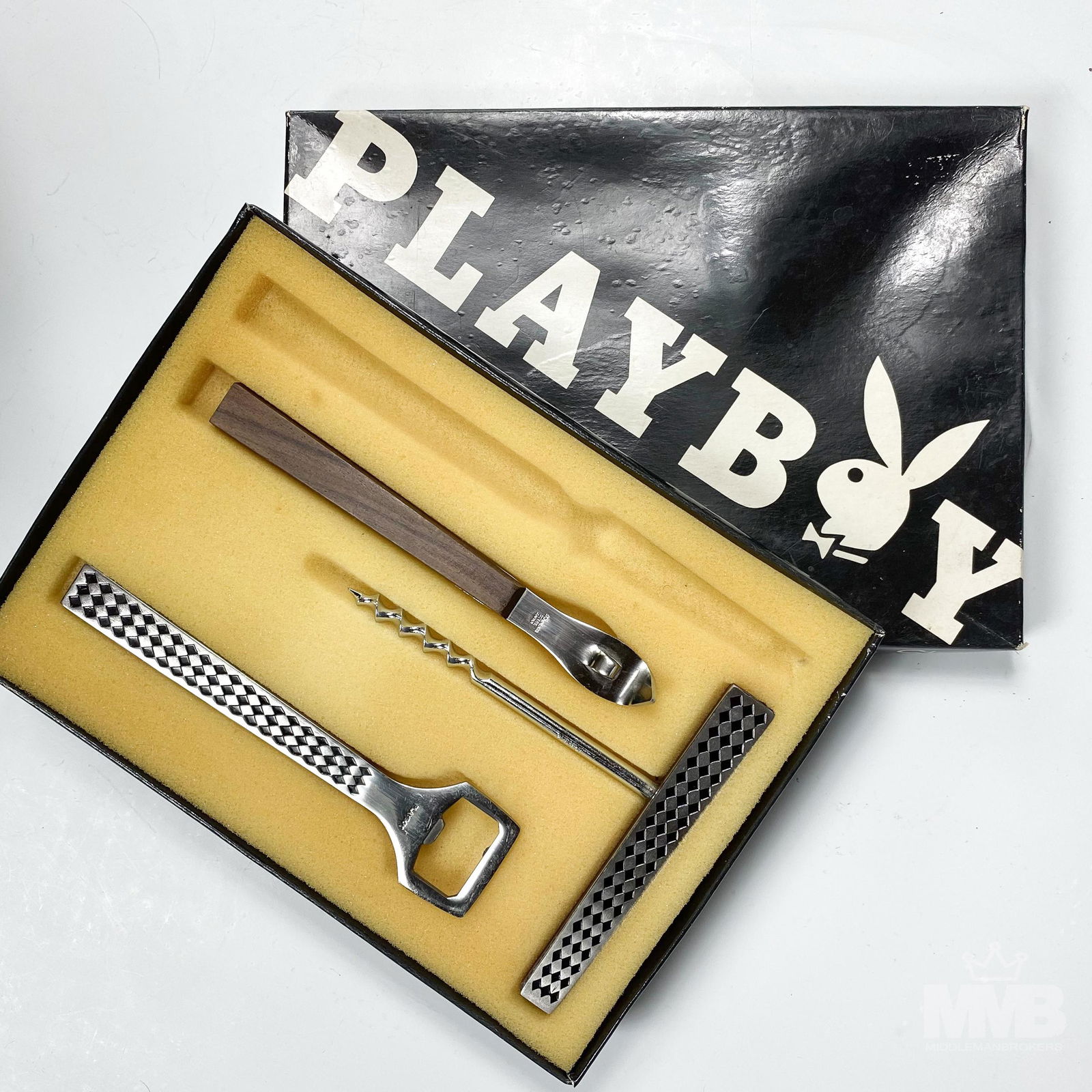 Playboy Club Stainless Barware Accessories Set (1 of 5)