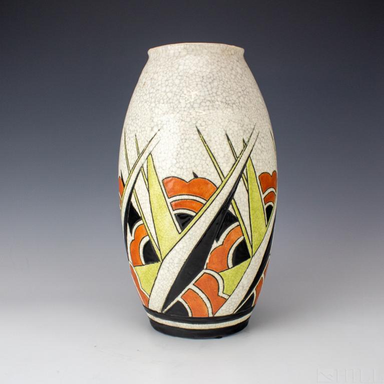 Boch Deco La Louviere Freres Keramis Ceramic Vase (1 of 6)