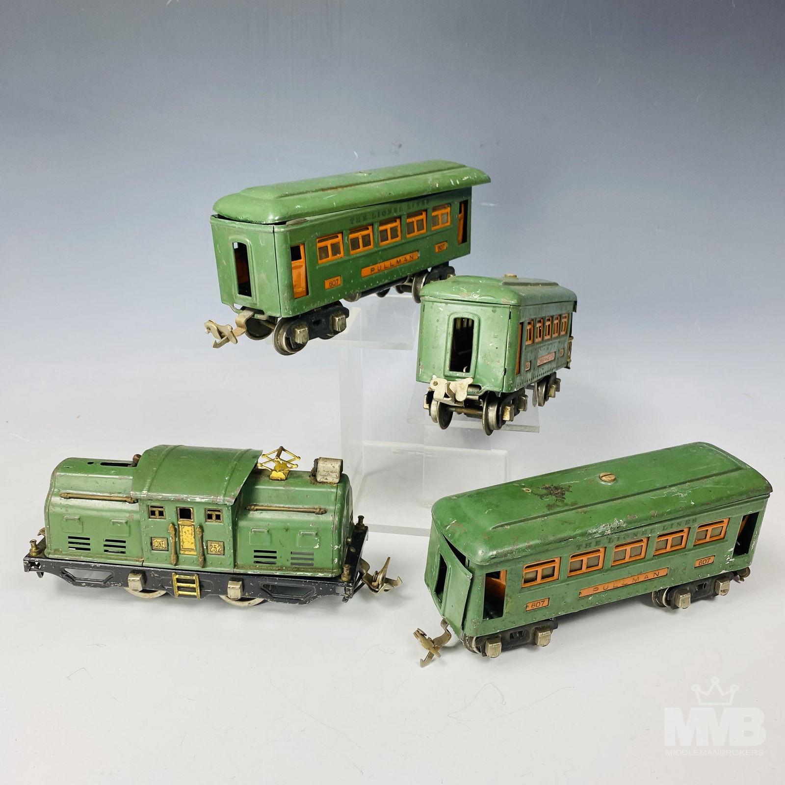 Lionel O Gauge Pullman Observation Toy Train LOT (1 of 7)