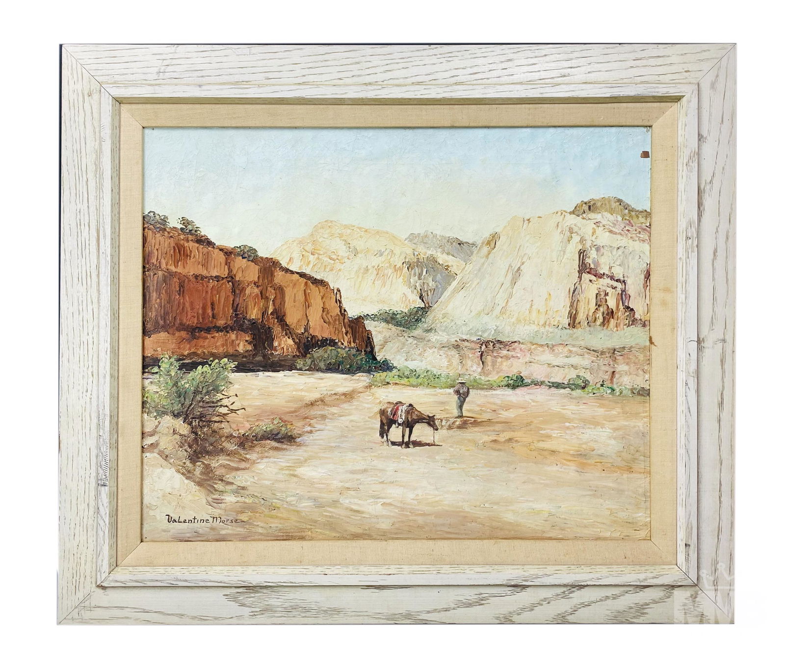 Valentine Morse Desert Landscape Oil Painting (1 of 5)