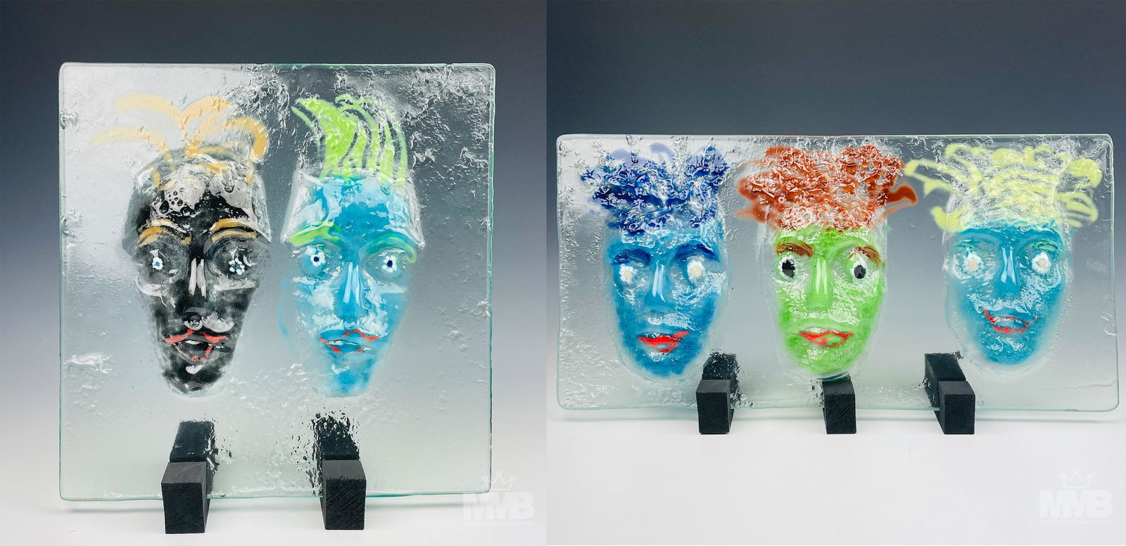 2 Kevin Midgley 20c Portrait Studio Art Wall Glass (1 of 5)