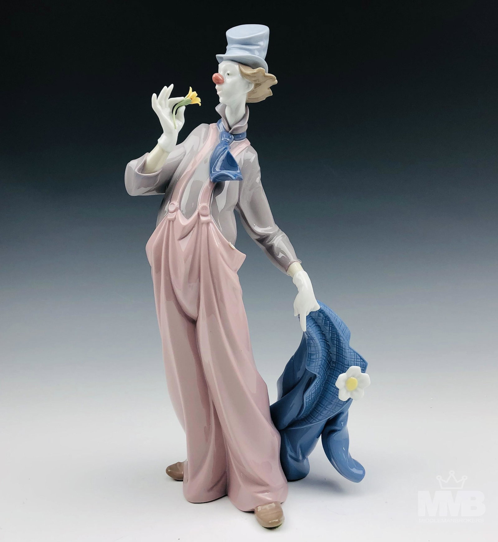 LLadro A Mile of Style 6507 Clown Flower Figurine (1 of 4)