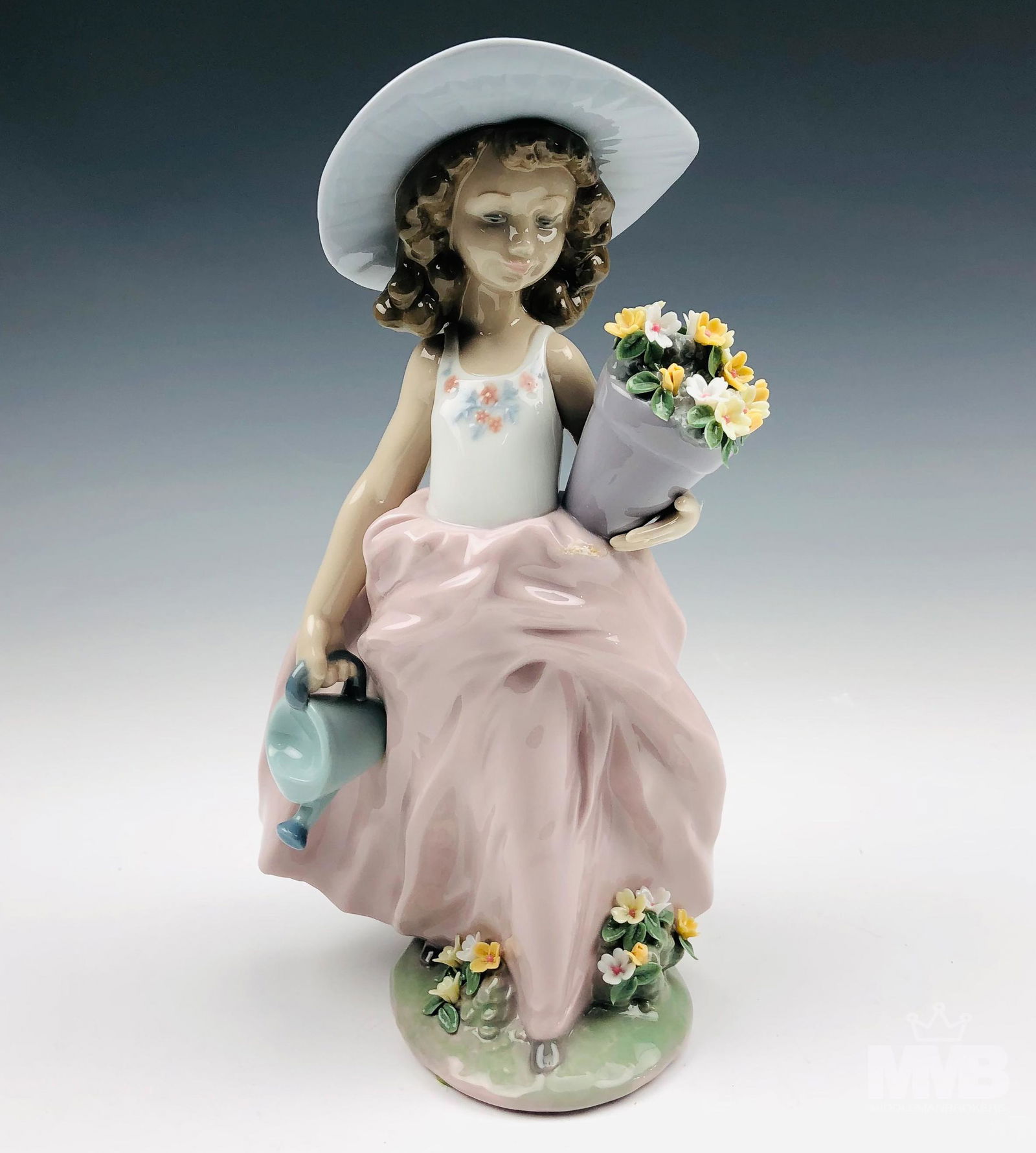 LLadro A Wish Come True Girl Flower Pot Figurine (1 of 4)