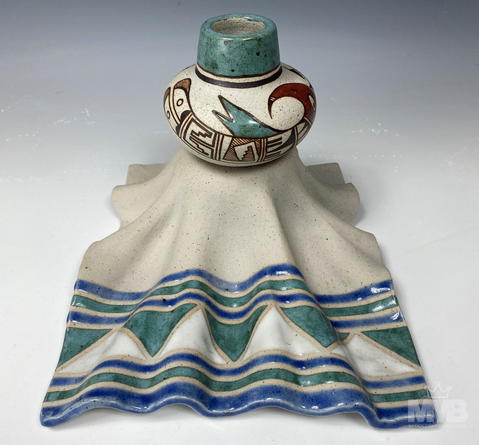Terry Slonaker Native American Art Pottery Vase (1 of 7)