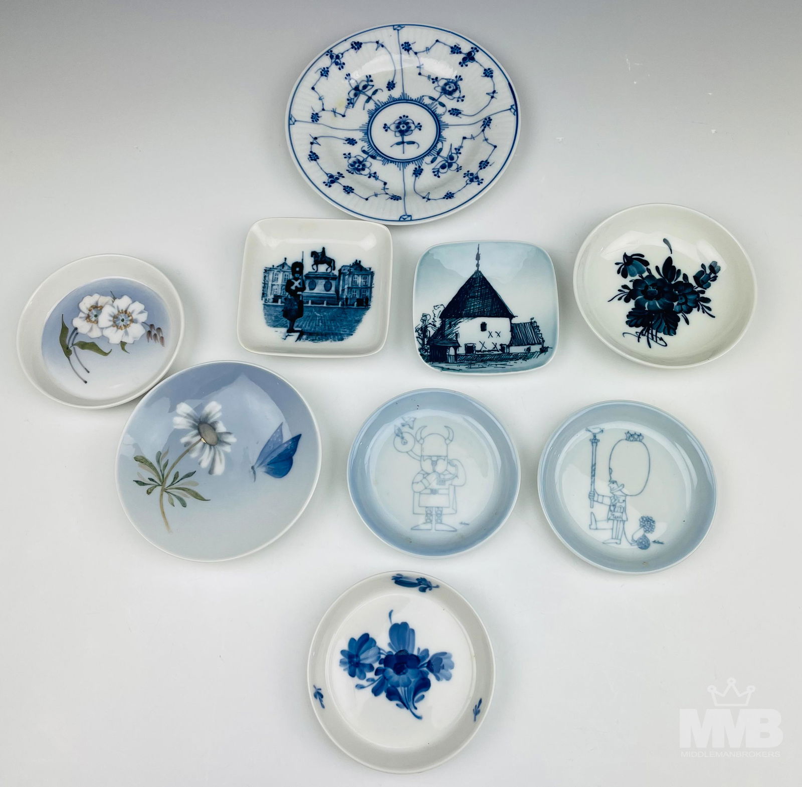 Royal Copenhagen Bing Grondahl Trinket Dish Bowls (1 of 6)