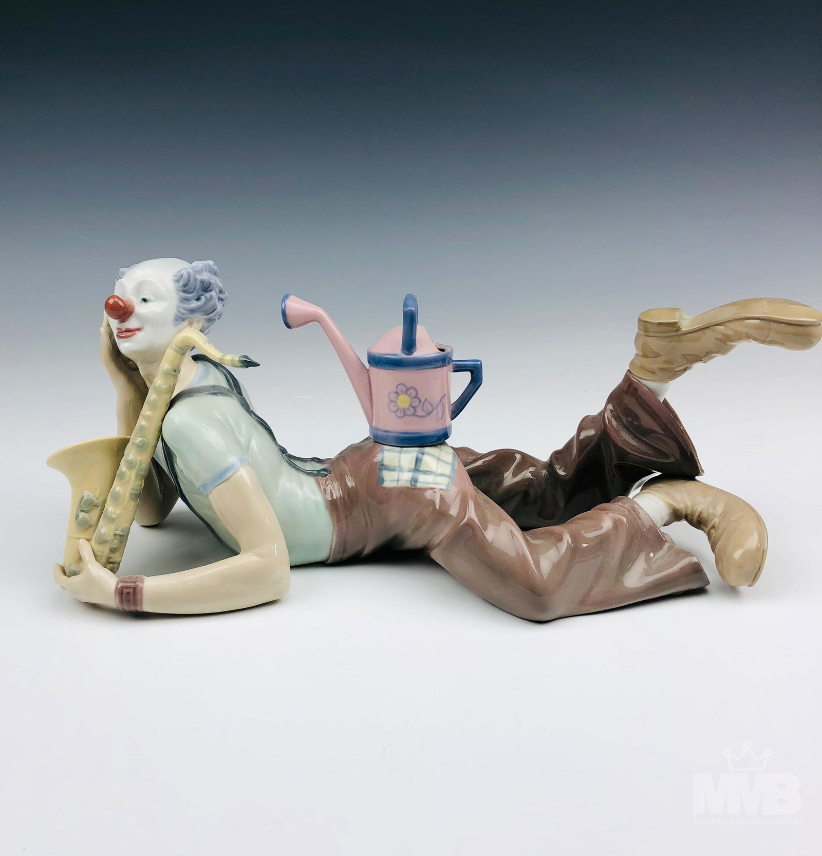 Lladro Seeds of Laughter #5764 Clown w/ Saxophone (1 of 4)