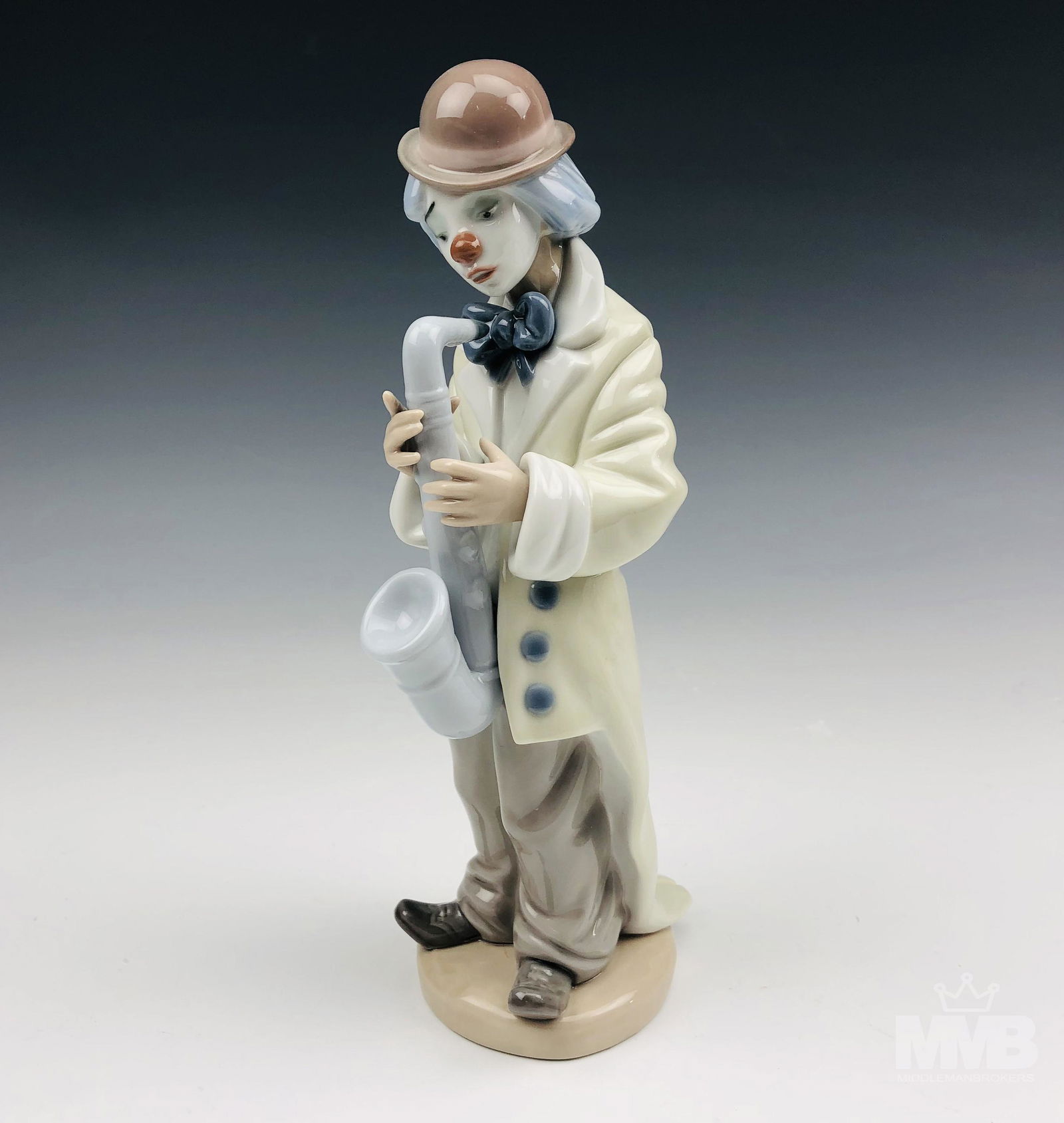 Lladro Sad Sax 5471 Carnival Circus Clown Figurine (1 of 4)