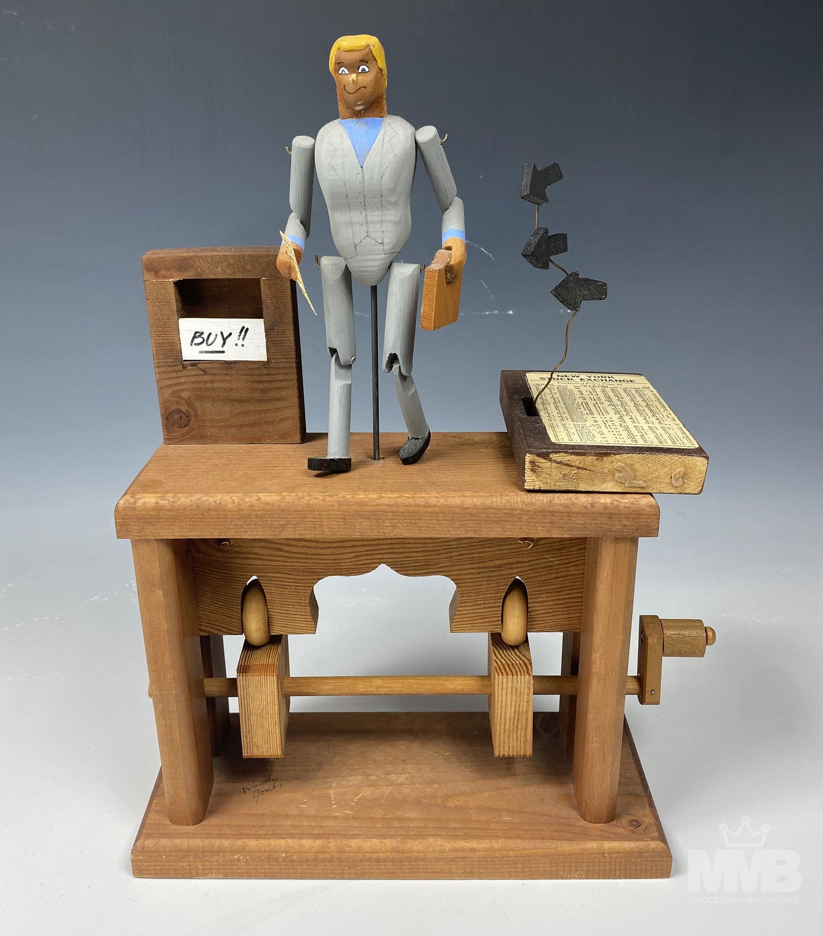 Woody Jones Mechanical Folk Art Wood Carving (1 of 9)