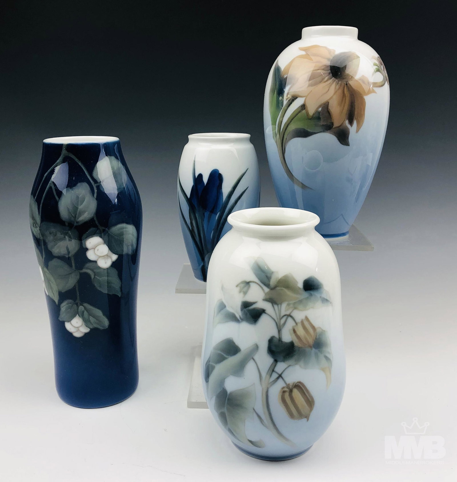 Royyl Copenhagen Bing Grondahl Flower Vases LOT 4 (1 of 11)