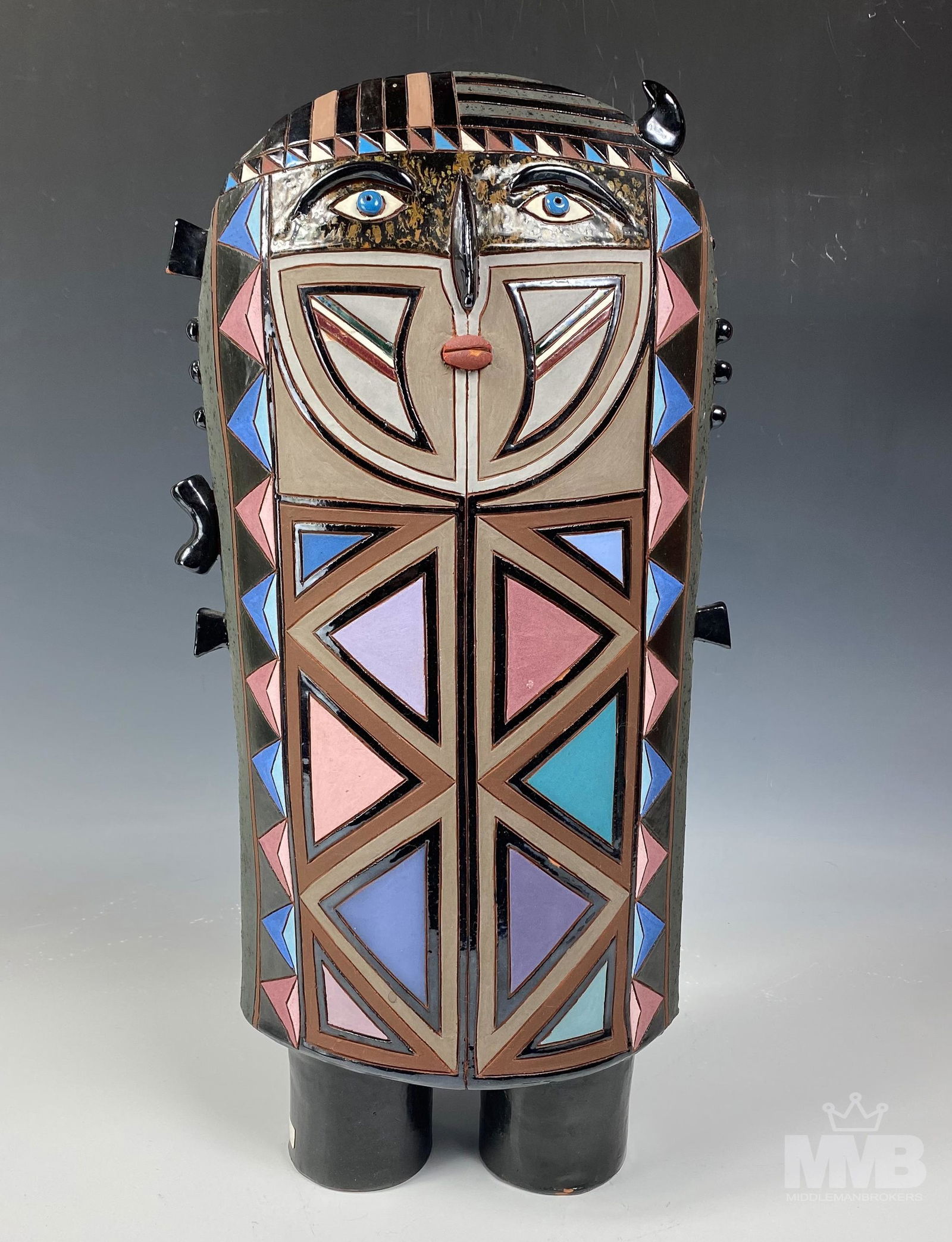 Louis Mendez 1929-2012 Pottery Figural Sculpture (1 of 9)