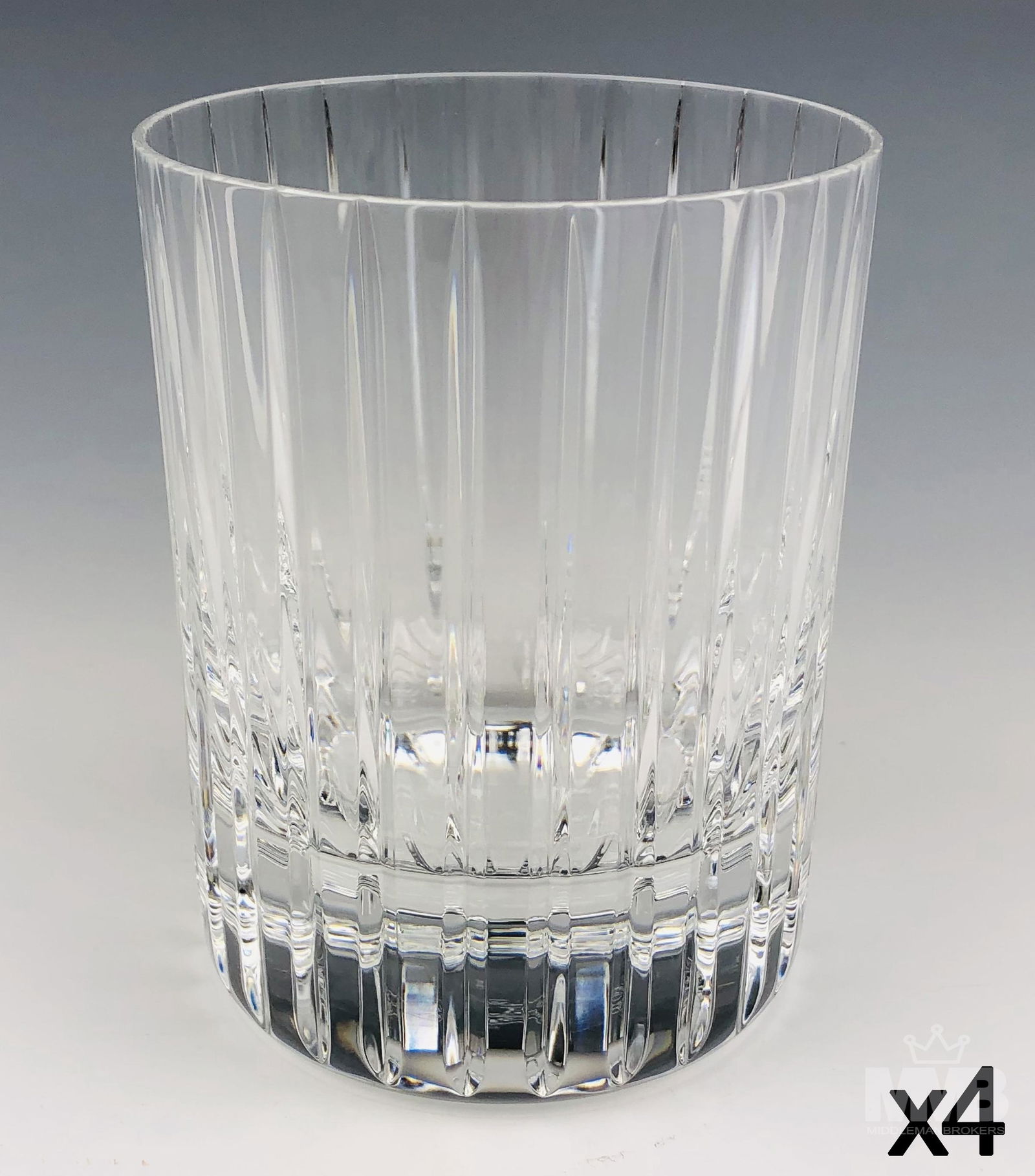 4 Baccarat Crystal "Harmonie" Double Old Fashioned (1 of 5)
