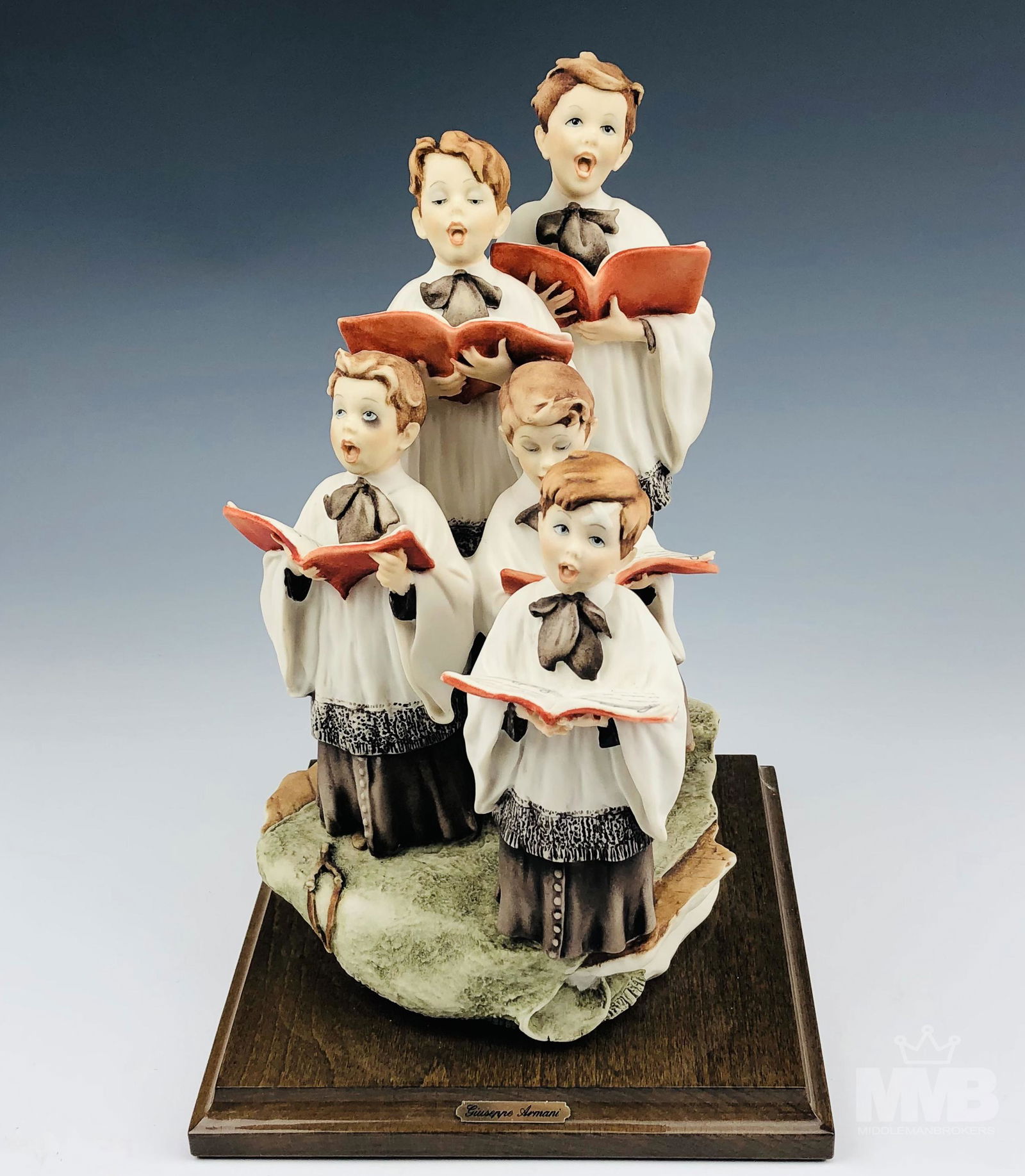 Giuseppe Armani Italy Choir Boys 1129 LE Sculpture (1 of 9)