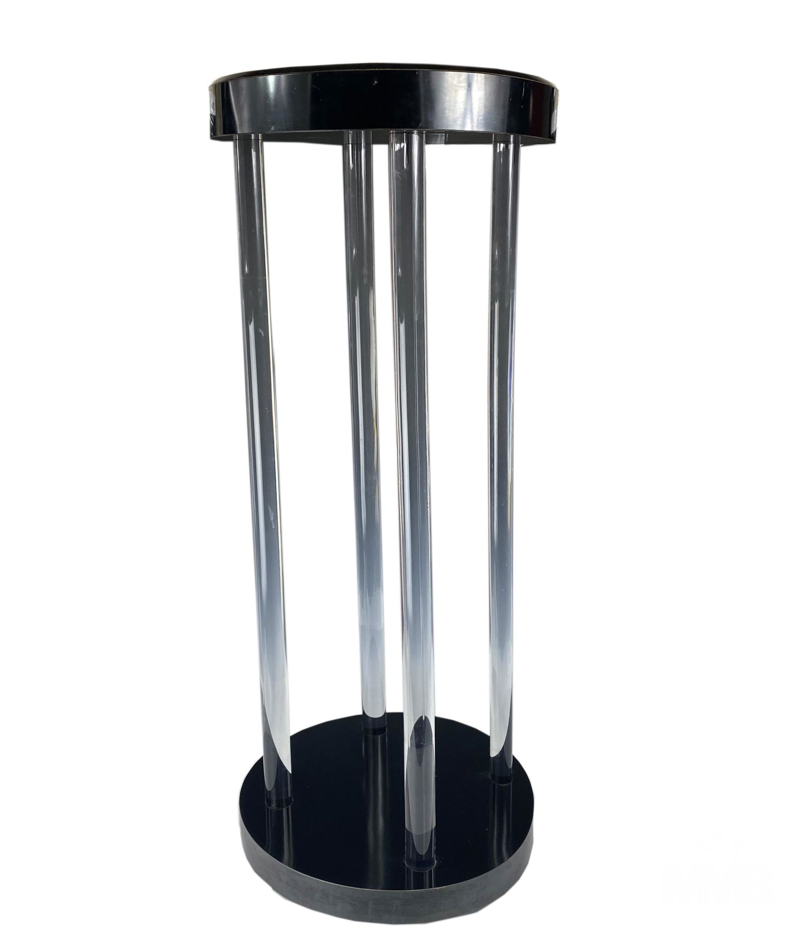 Mid Century Modern Acrylic Lucite Pedestal Stand (1 of 4)