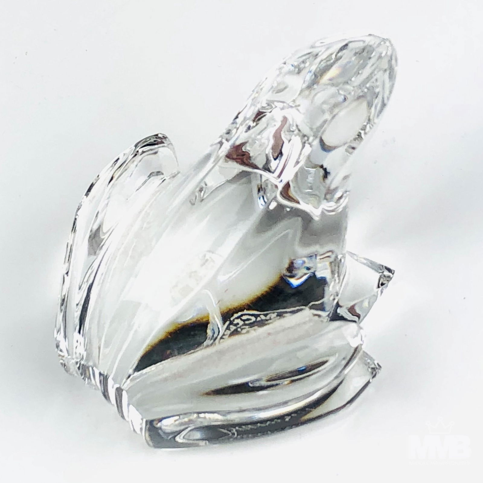 Baccarat Crystal Clear Glass Mini Frog Figurine (1 of 5)