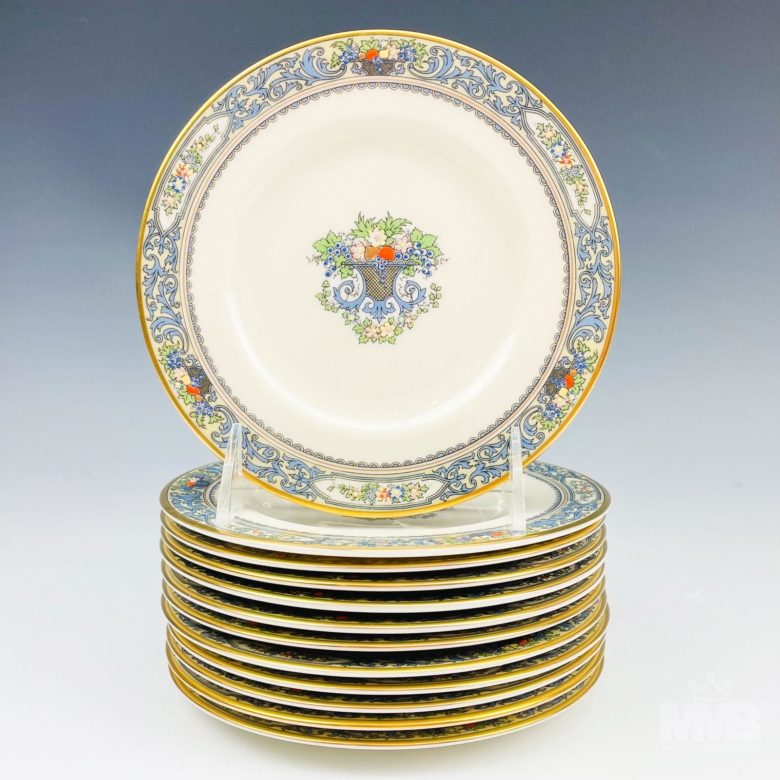 Lenox Autumn Porcelain Enamel Bread Plates x 12 (1 of 2)