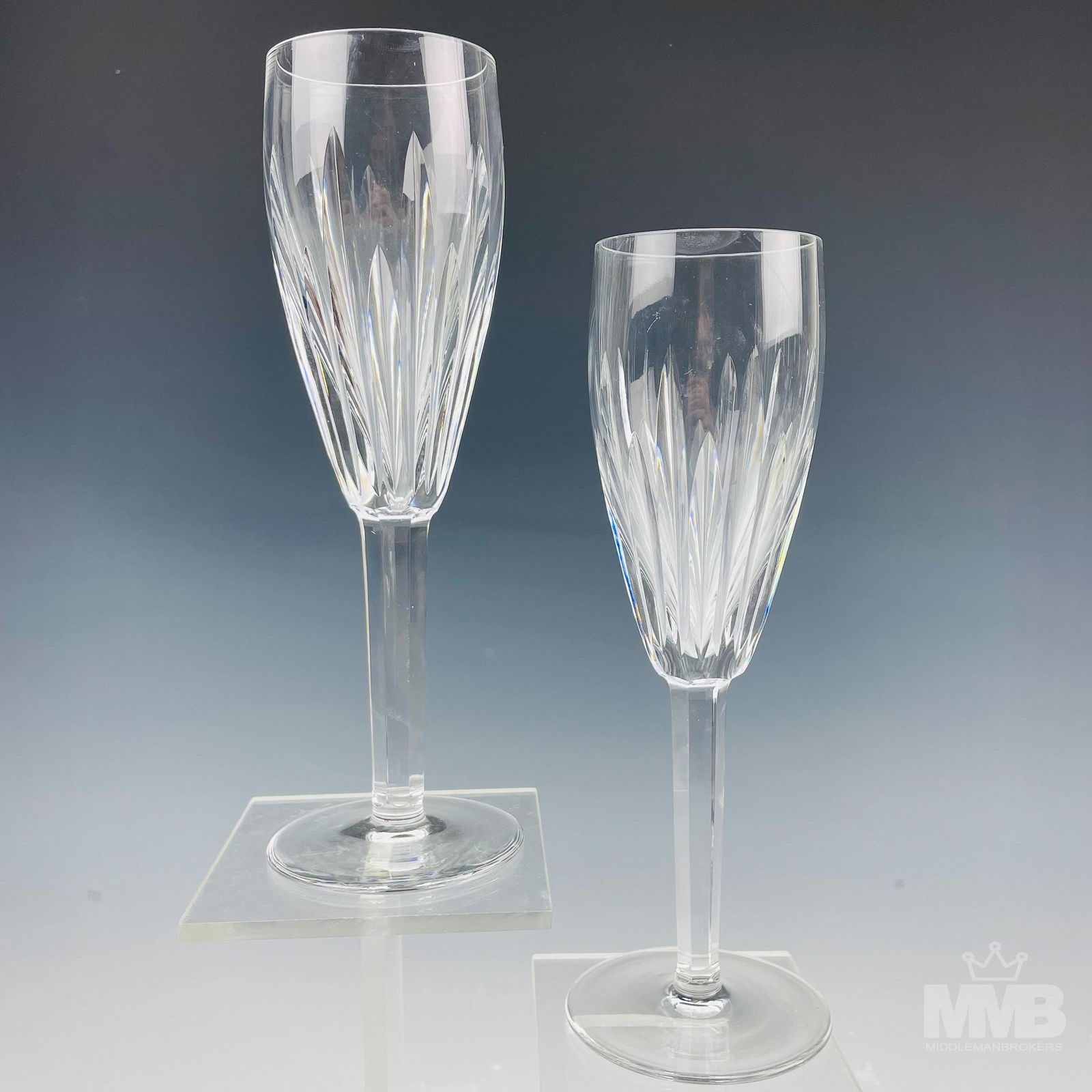 2 Waterford Crystal Carina Champagne Glass Goblets (1 of 5)