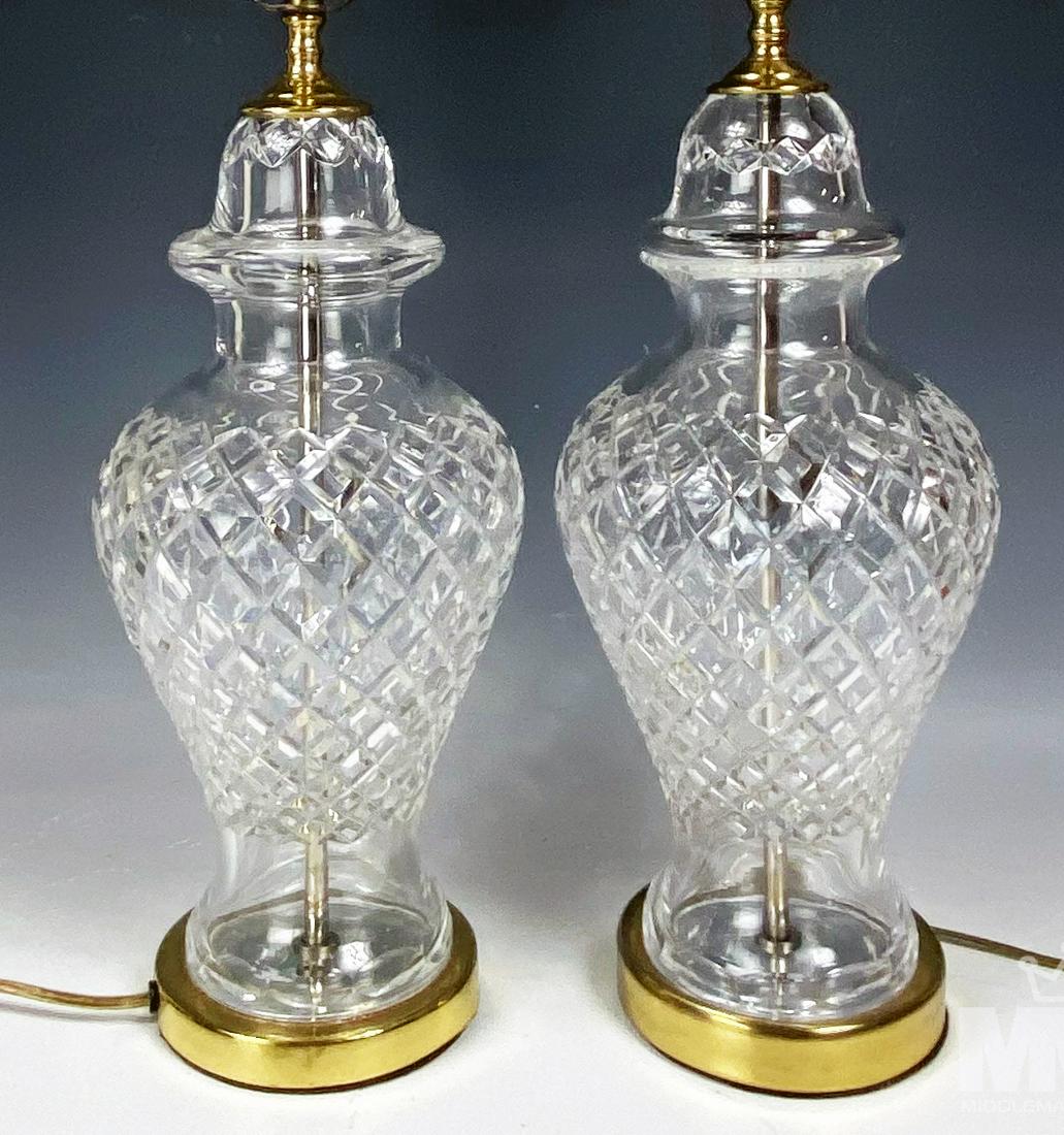 Waterford Crystal Irish Cut Glass Urn Table Lamps (1 of 5)
