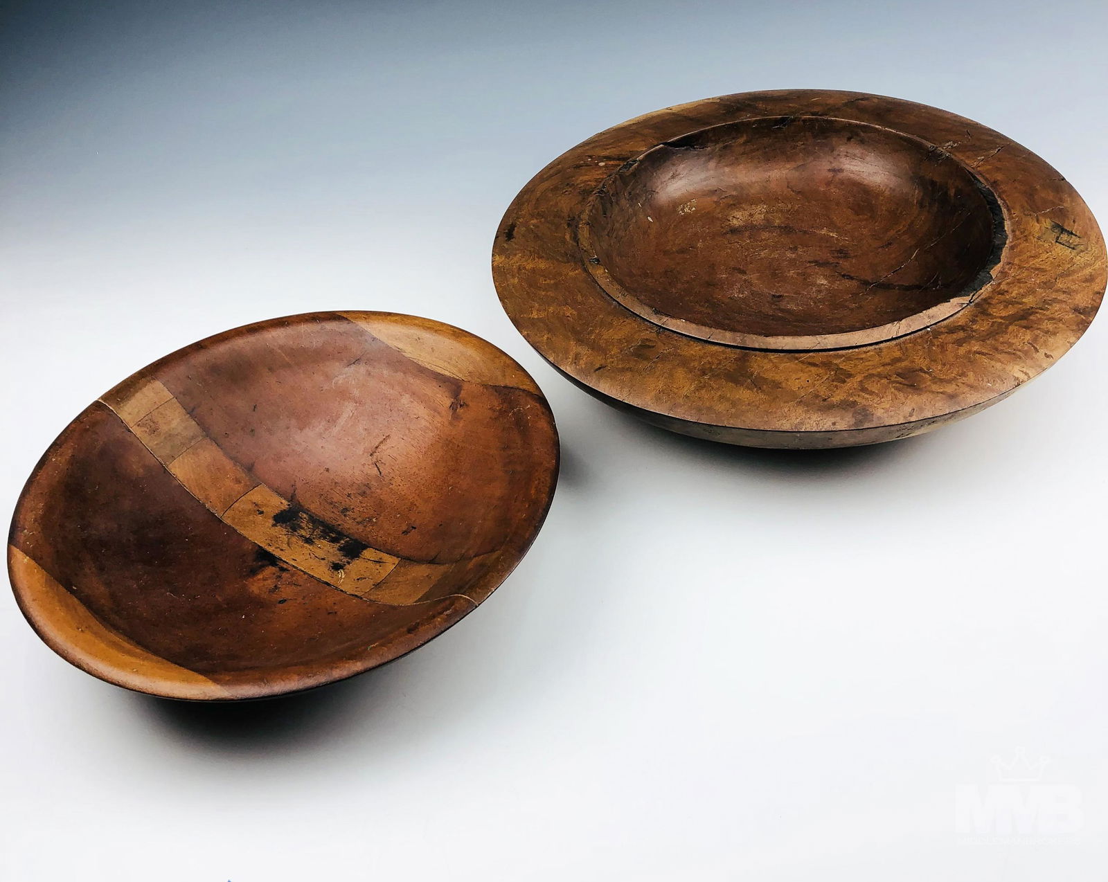 2 Peter Stroud Austrailian Hand Turned Wood Bowls (1 of 4)