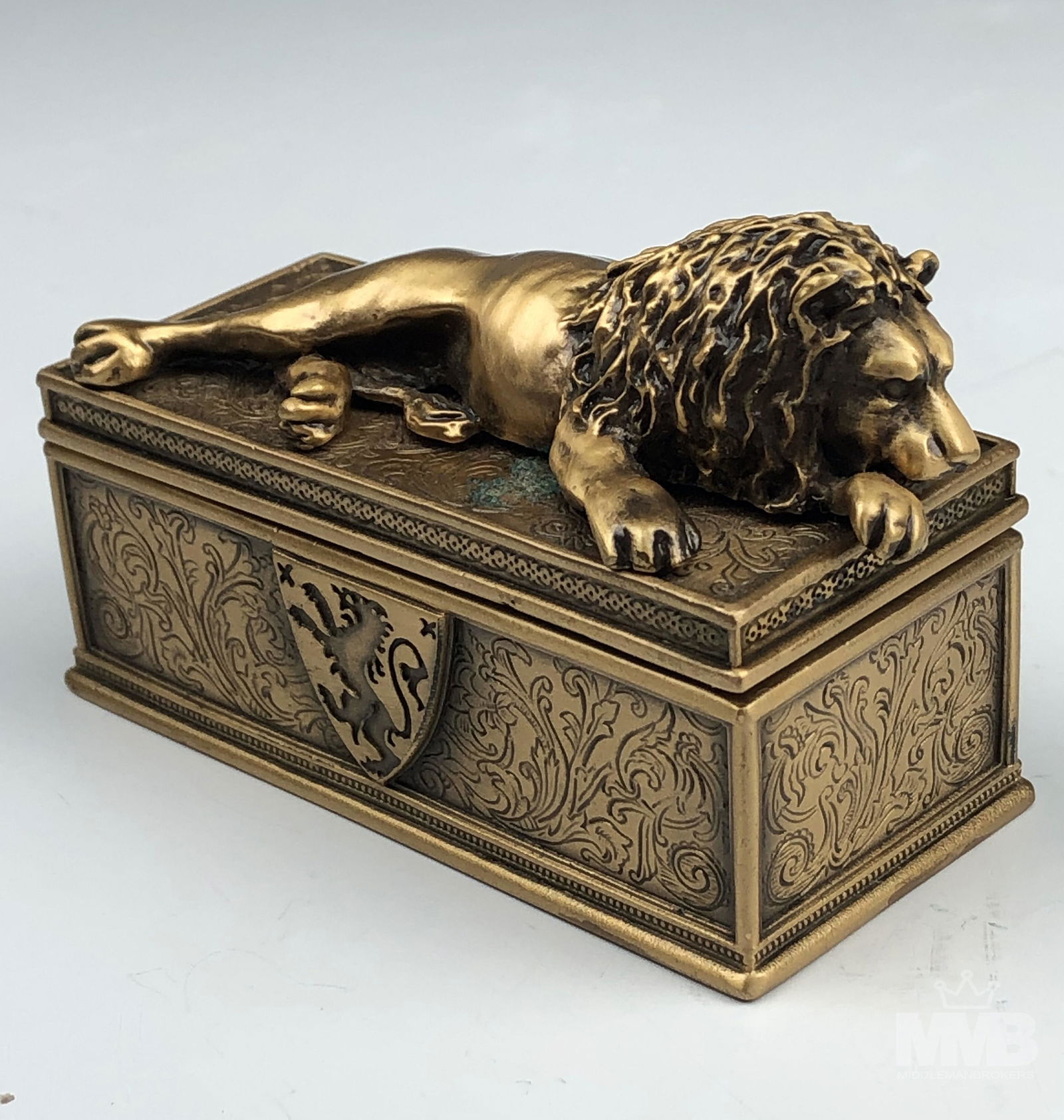 Edgar Berbi Brass Lion Limited Edition Trinket Box (1 of 4)
