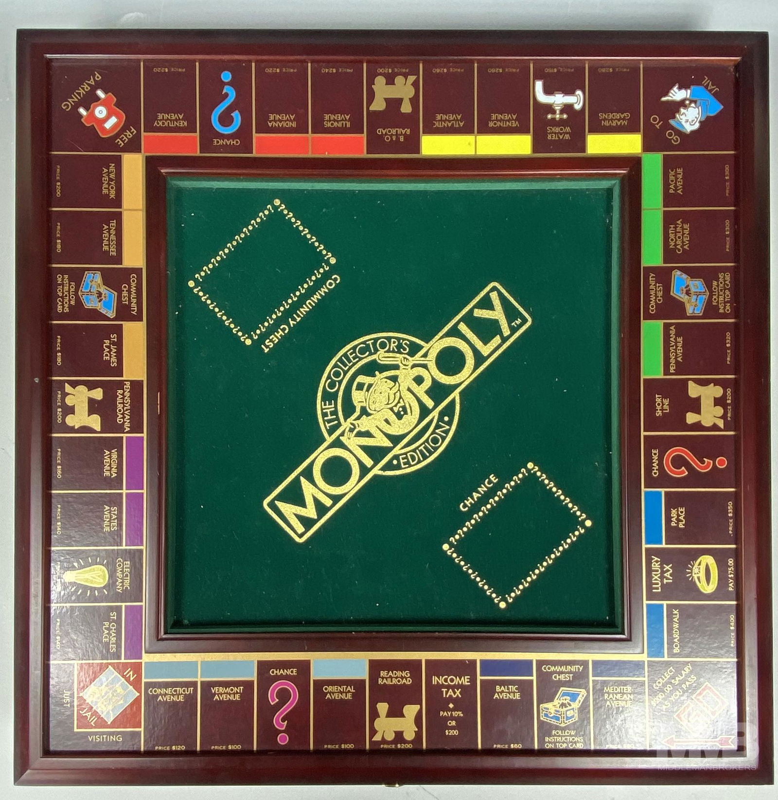 The Franklin Mint Monopoly Wooden Game Board (1 of 7)