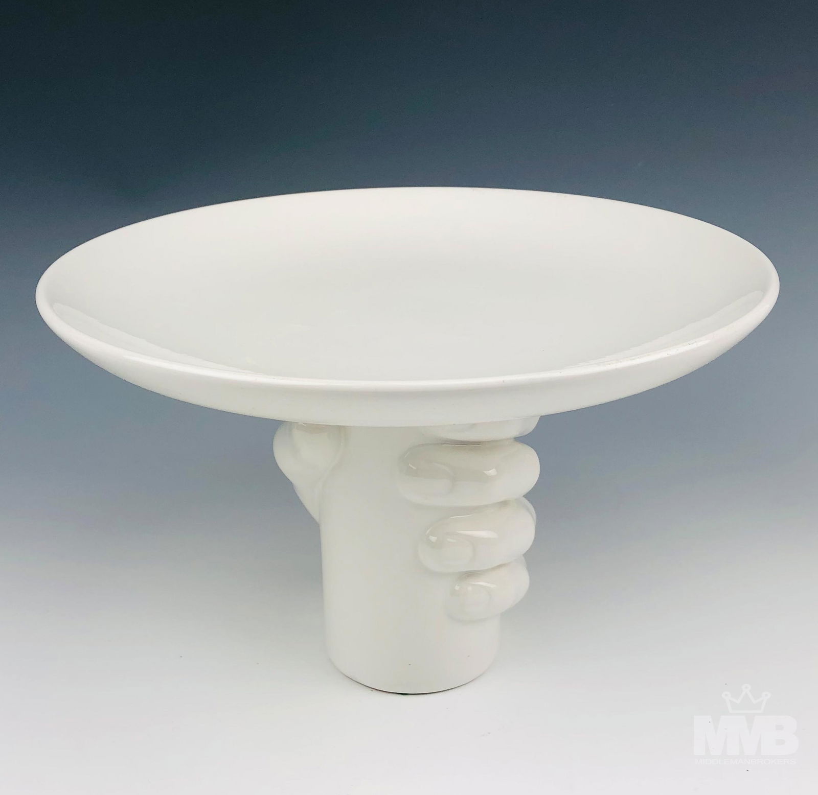 Mancer Raymor Italy Mid Century Ceramic Cake Plate (1 of 5)