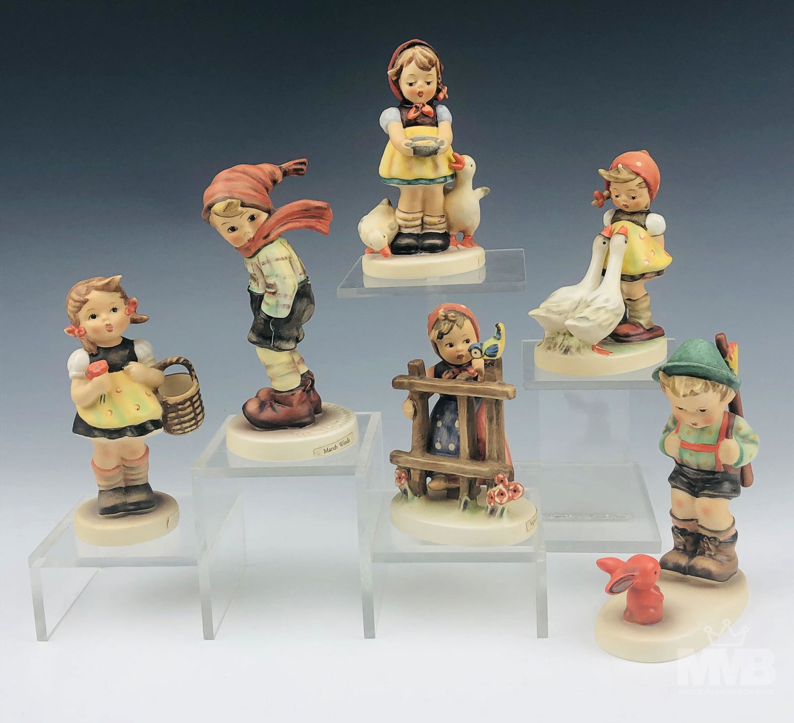 Estate Collection Lot 6 Hummel Goebel Figurines (1 of 7)