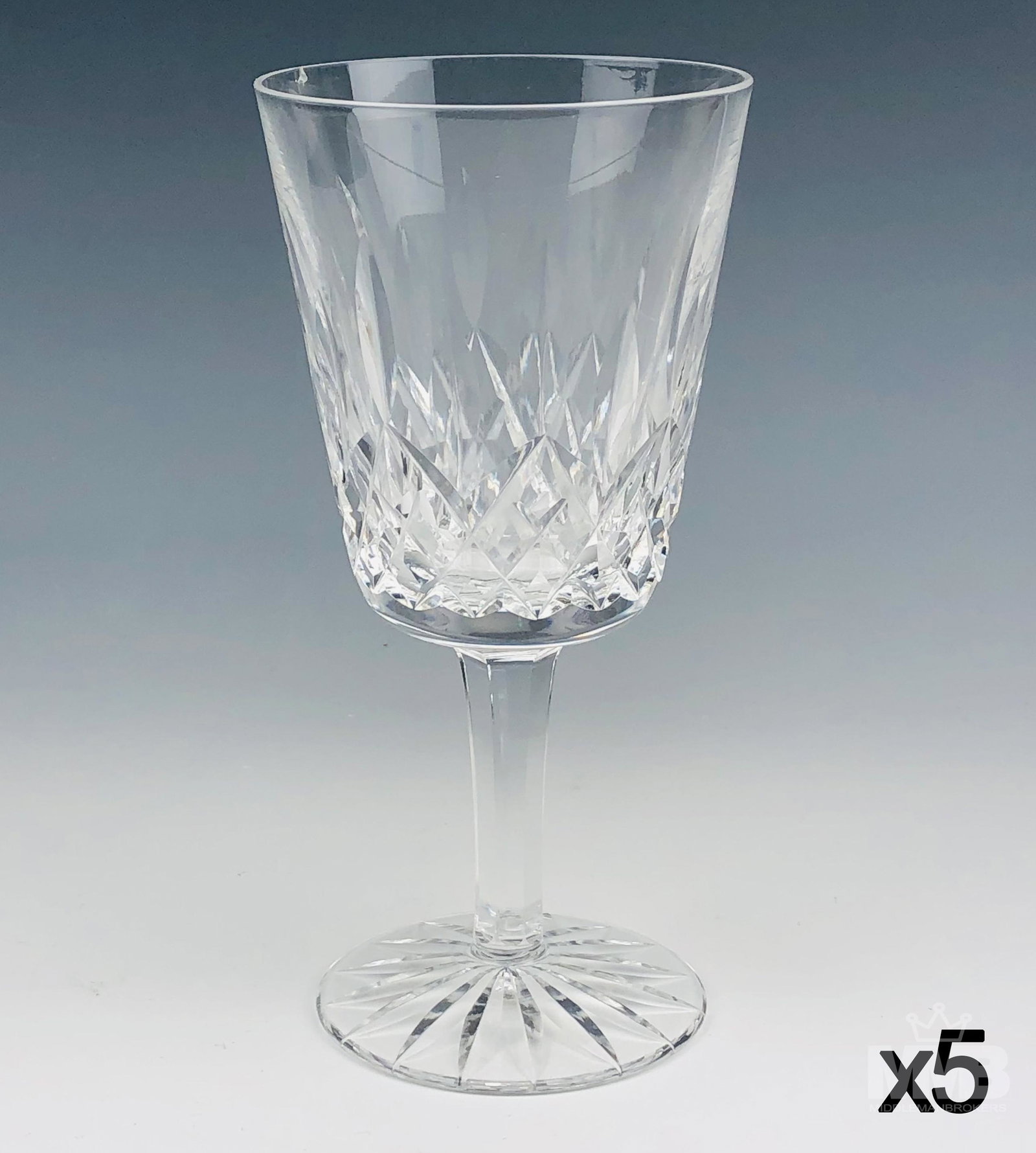 5 Waterford Crystal Lismore Water Drinking Goblets (1 of 4)