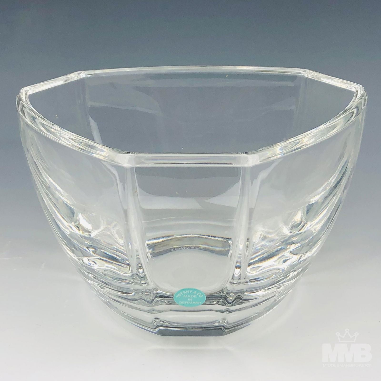 Tiffany Co Crystal Art Glass 6" Candy Serving Bowl (1 of 5)