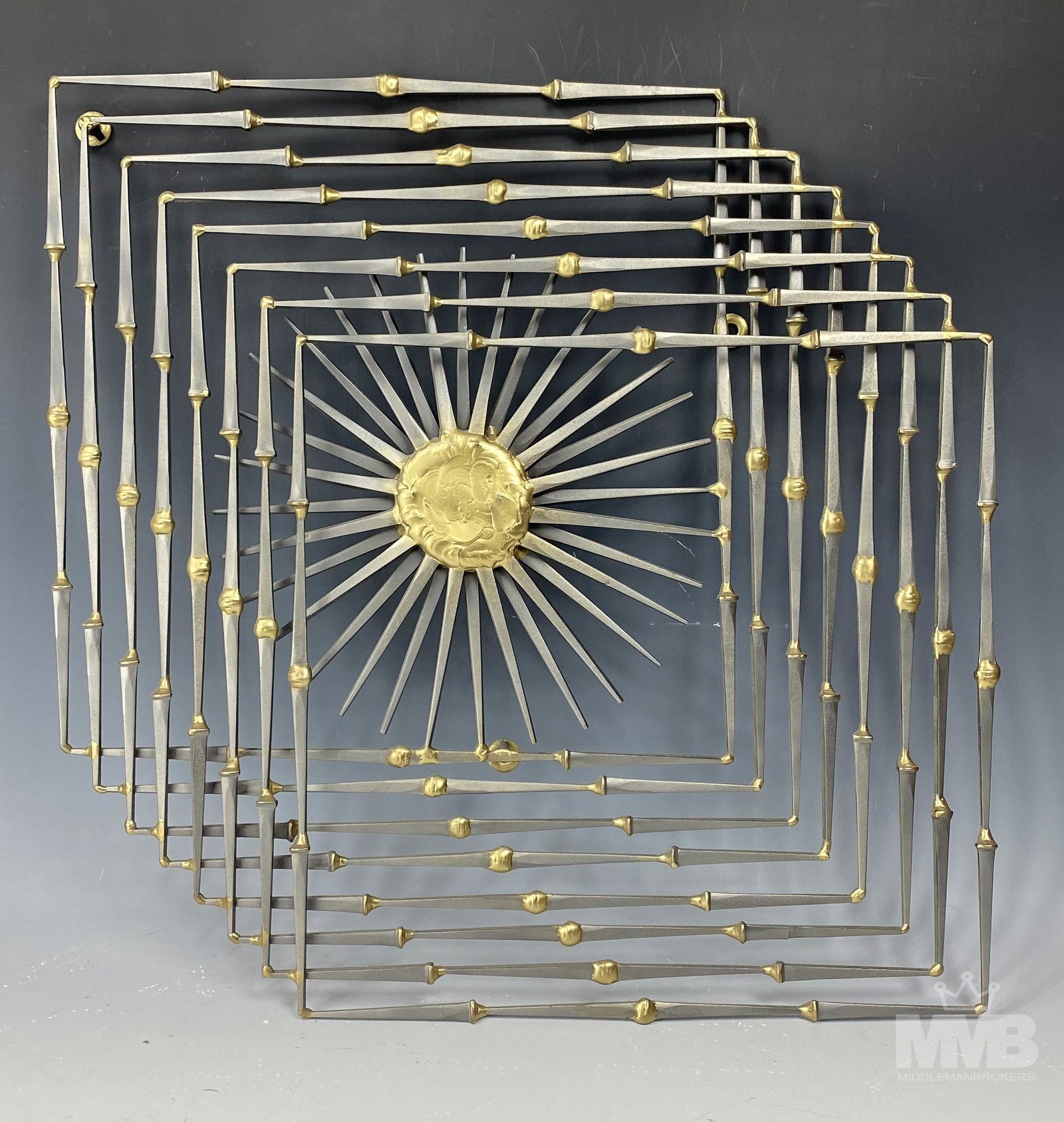 Brutalist Mid Century Modern MCM Abstract Nail Art (1 of 5)