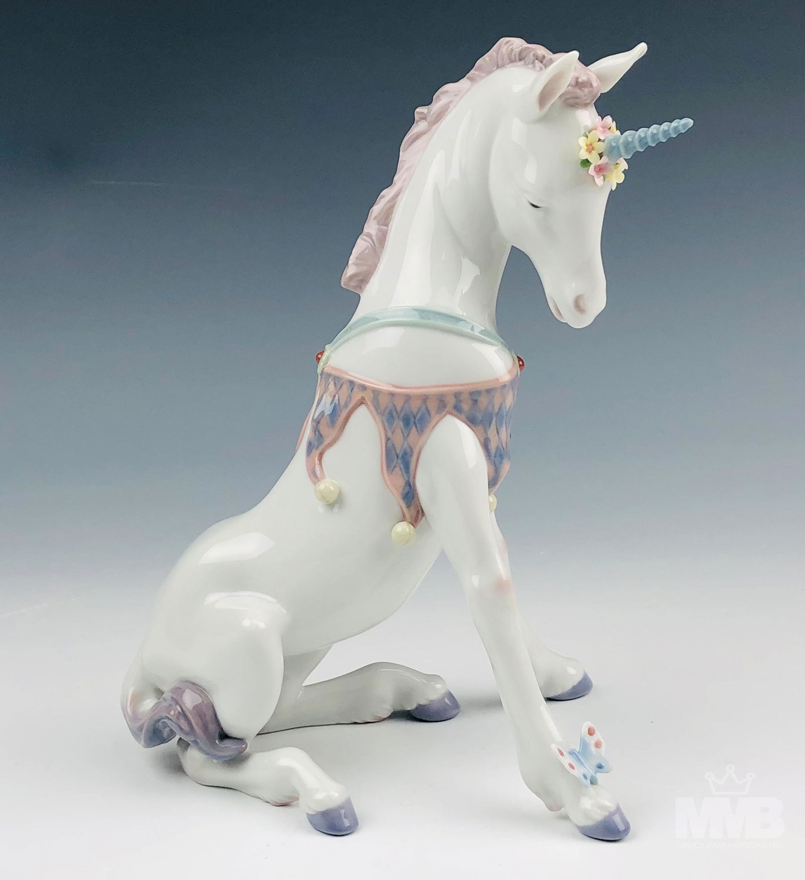 Lladro Playful Unicorn #5880 Porcelain Figurine (1 of 4)