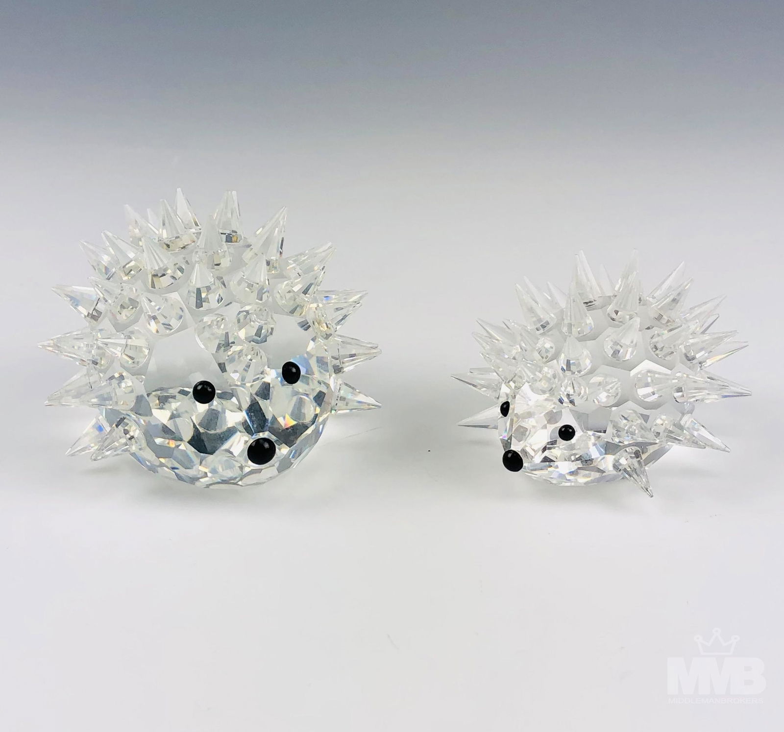 Swarovski Austrian Crystal Small & Medium Hedgehog (1 of 2)