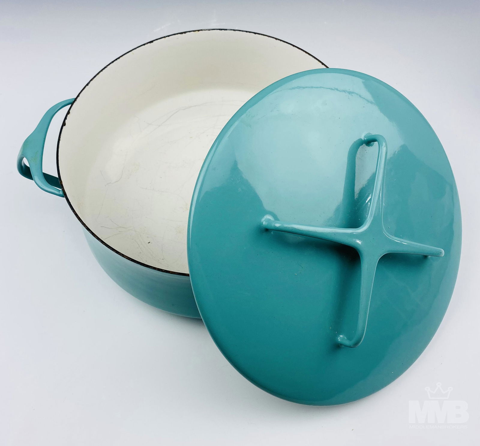Dansk 1HQ Kobenstyle Teal Enamel Dutch Pot Oven (1 of 6)