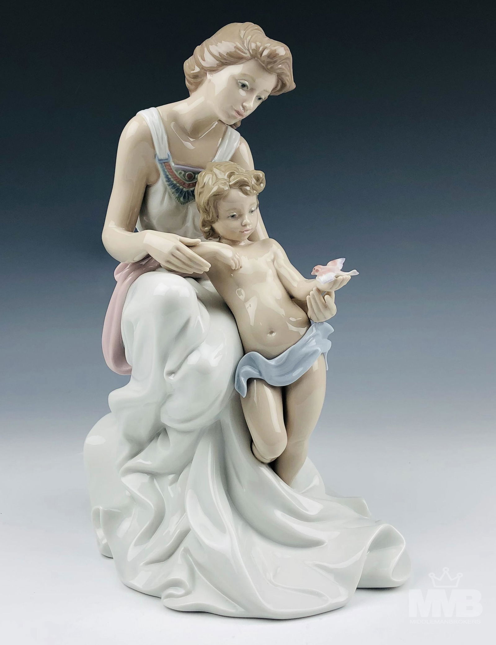 Lladro Where Love Begins #7649 Porcelain Figurine (1 of 6)