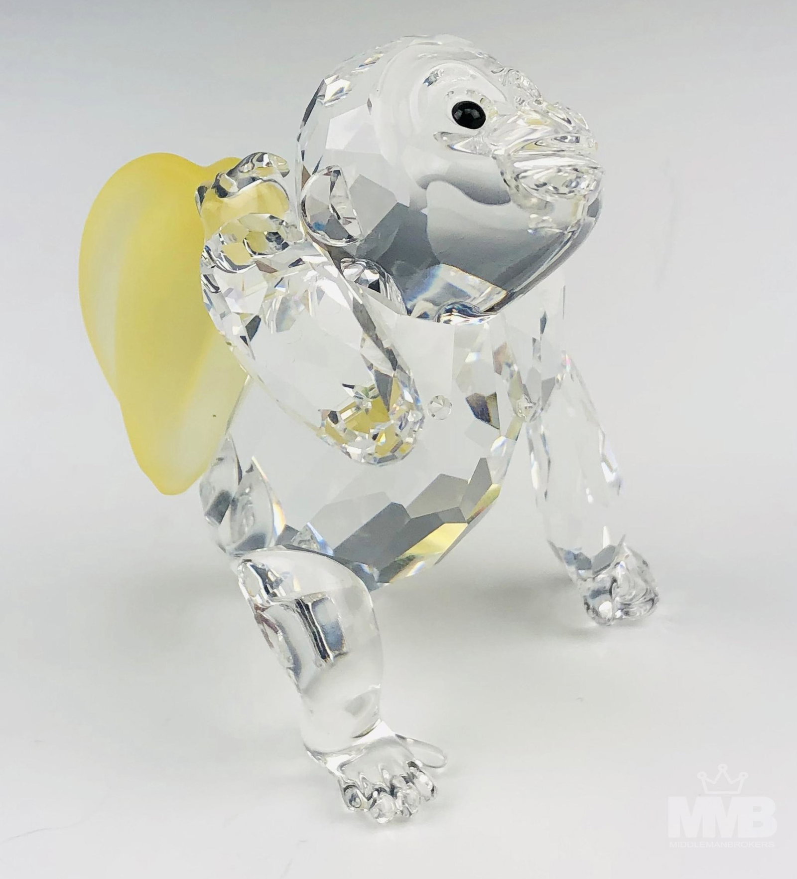 Swarovski Austrian Crystal Young Gorilla Figurine (1 of 5)