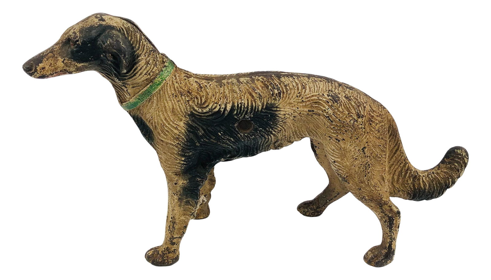 Antique Figural Greyhound Dog Cast Iron Doorstop (1 of 3)