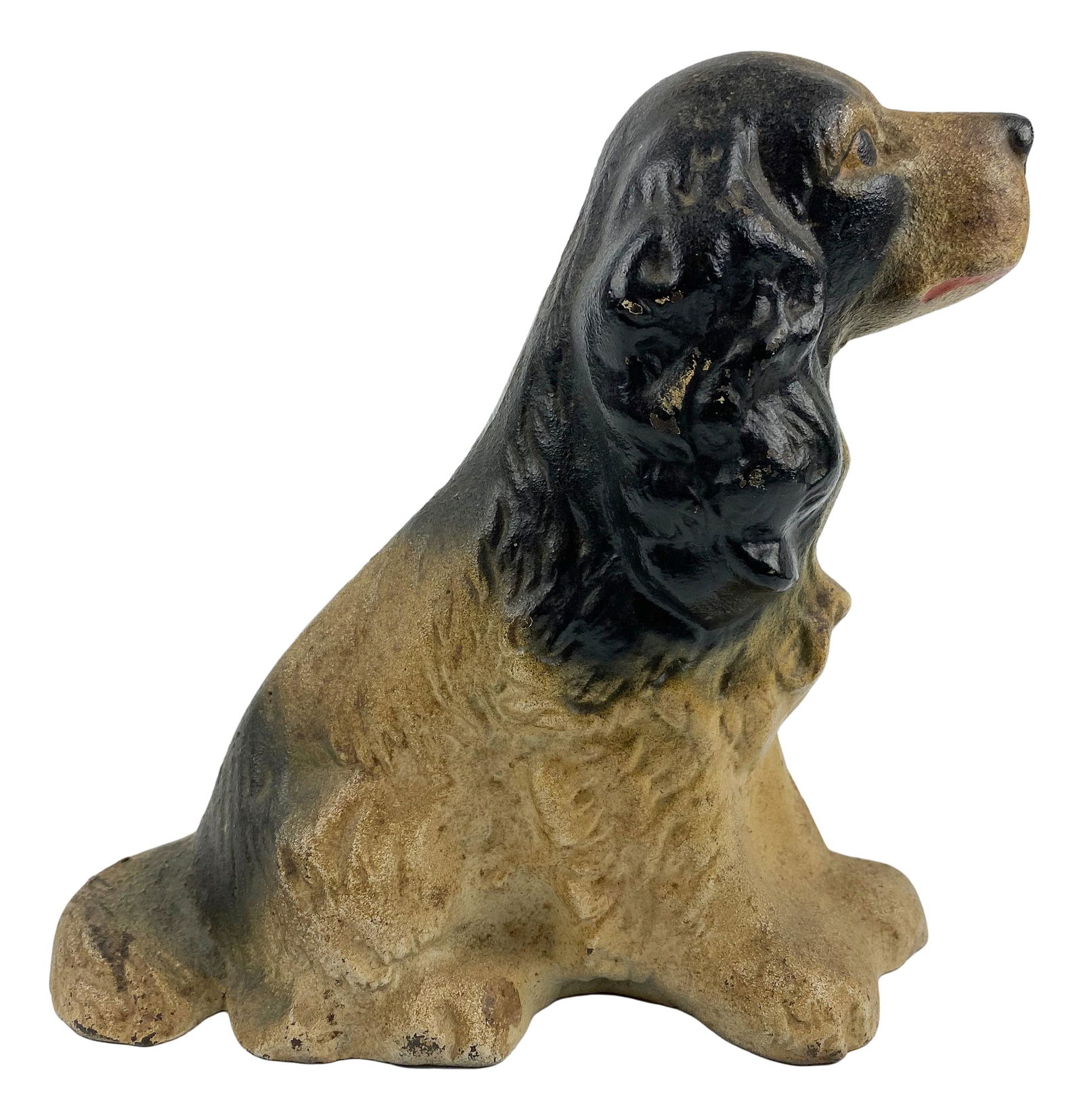 Cast Iron Springer Spaniel Dog Figural Doorstop (1 of 3)
