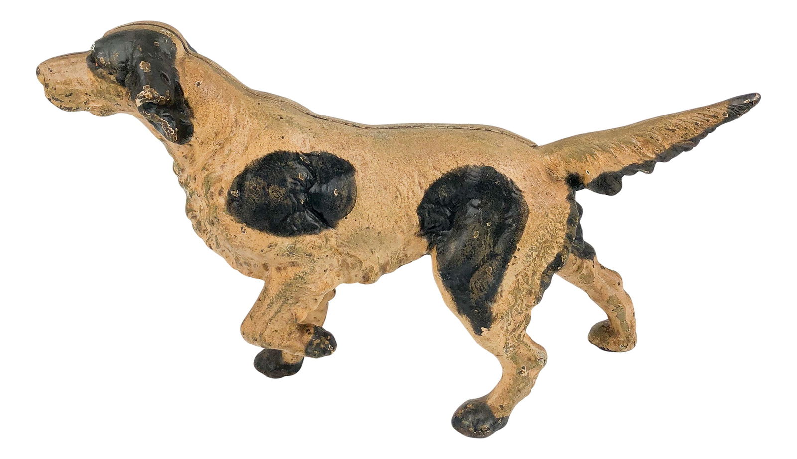 Antique Cast Iron Large Dog Setter Doorstop #29 (1 of 4)