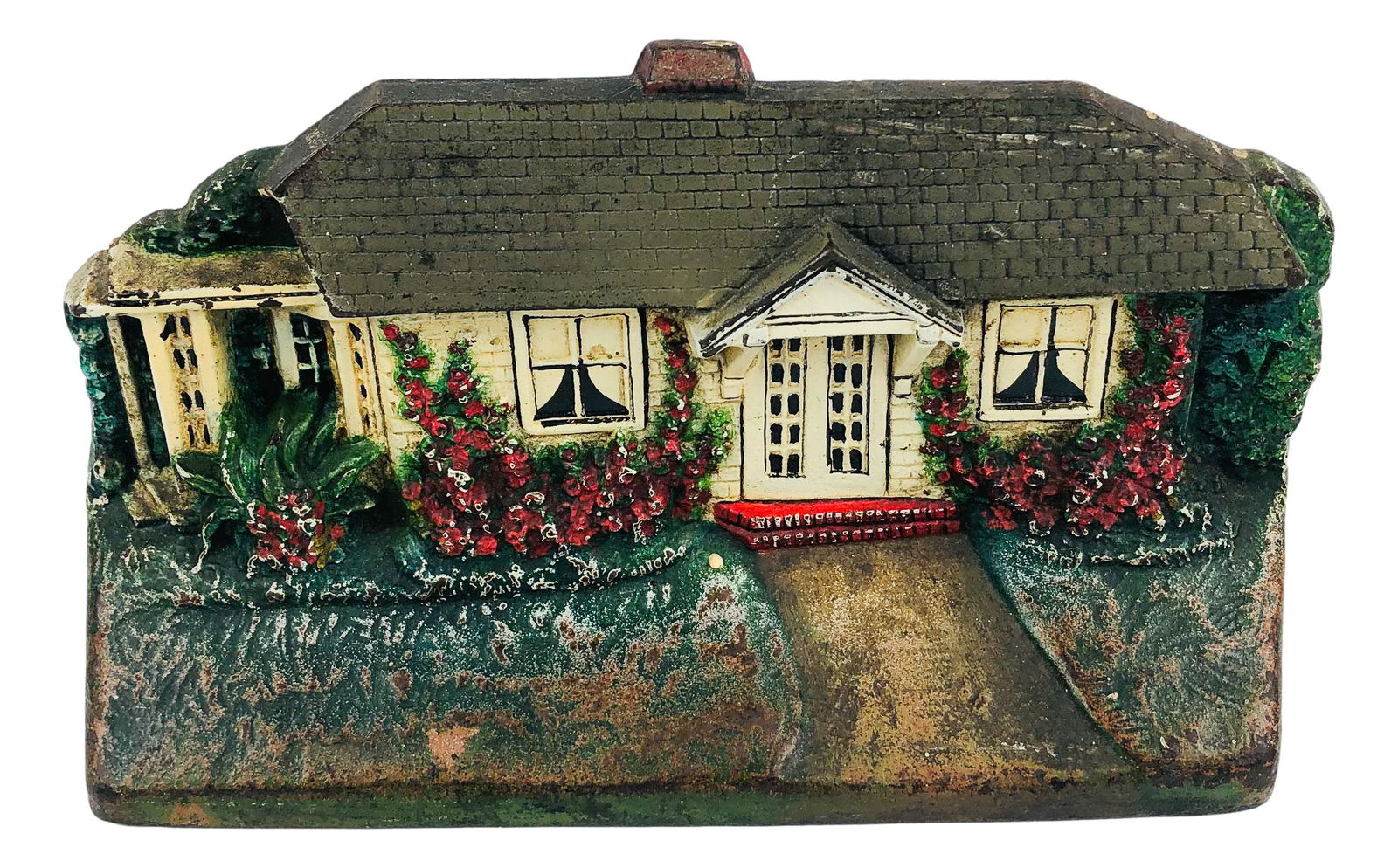 Antique Old Cast Iron House Cottage Doorstop (1 of 4)