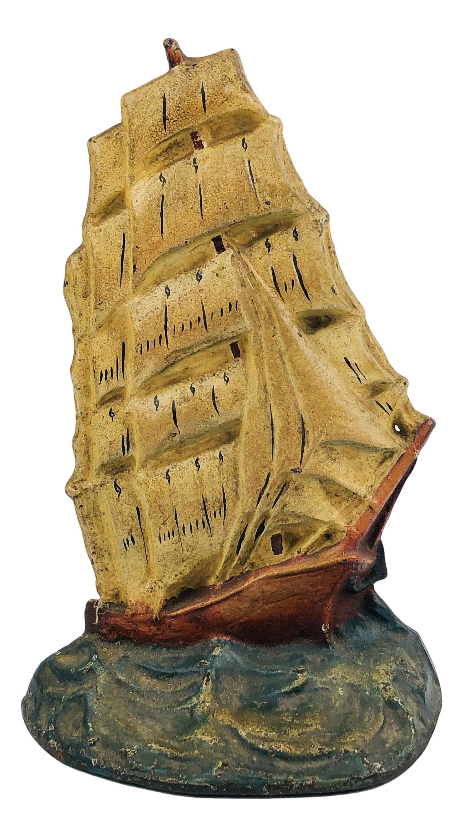 Eastern Specialty Sailboat Cast Iron Doorstop #21 (1 of 4)